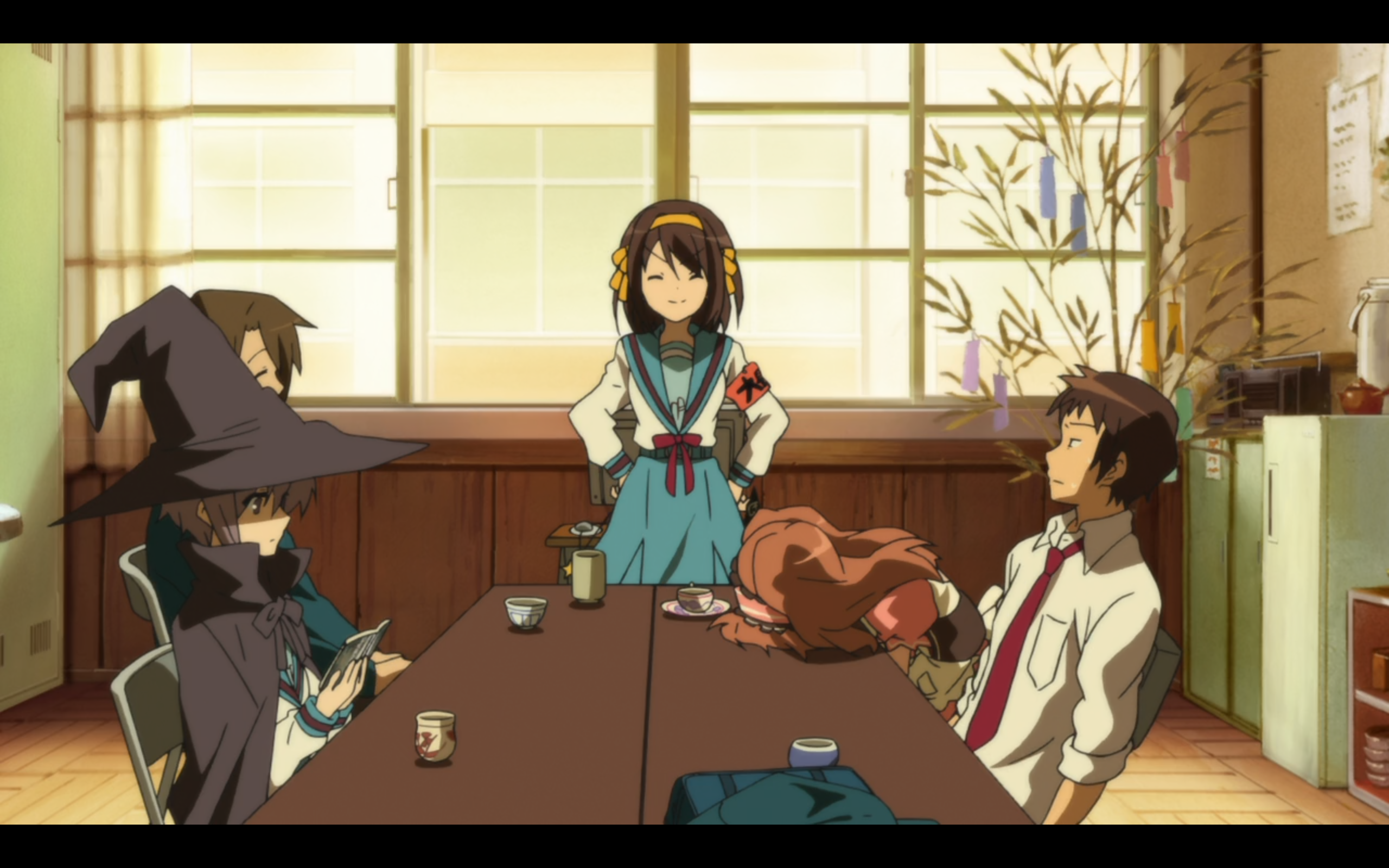The Melancholy Of Haruhi Suzumiya Anime Girls Screen Shot 2560x1600