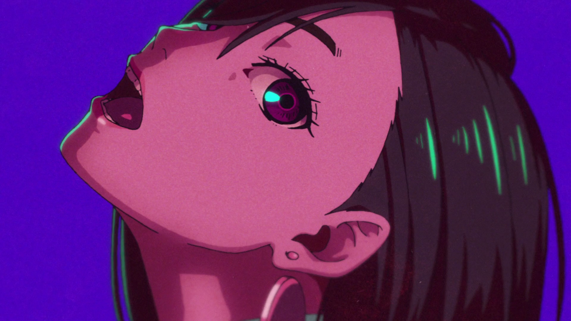 Dandadan Anime Screenshot Violet Color Anime Girls Eyes Momo Ayase 1920x1080