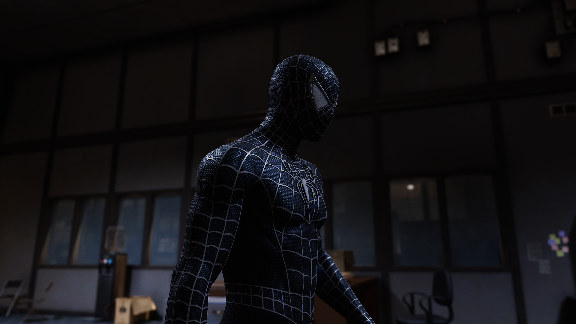 Spider Man Remastered Black New York City Insomniac Games Video Games 1920x1080