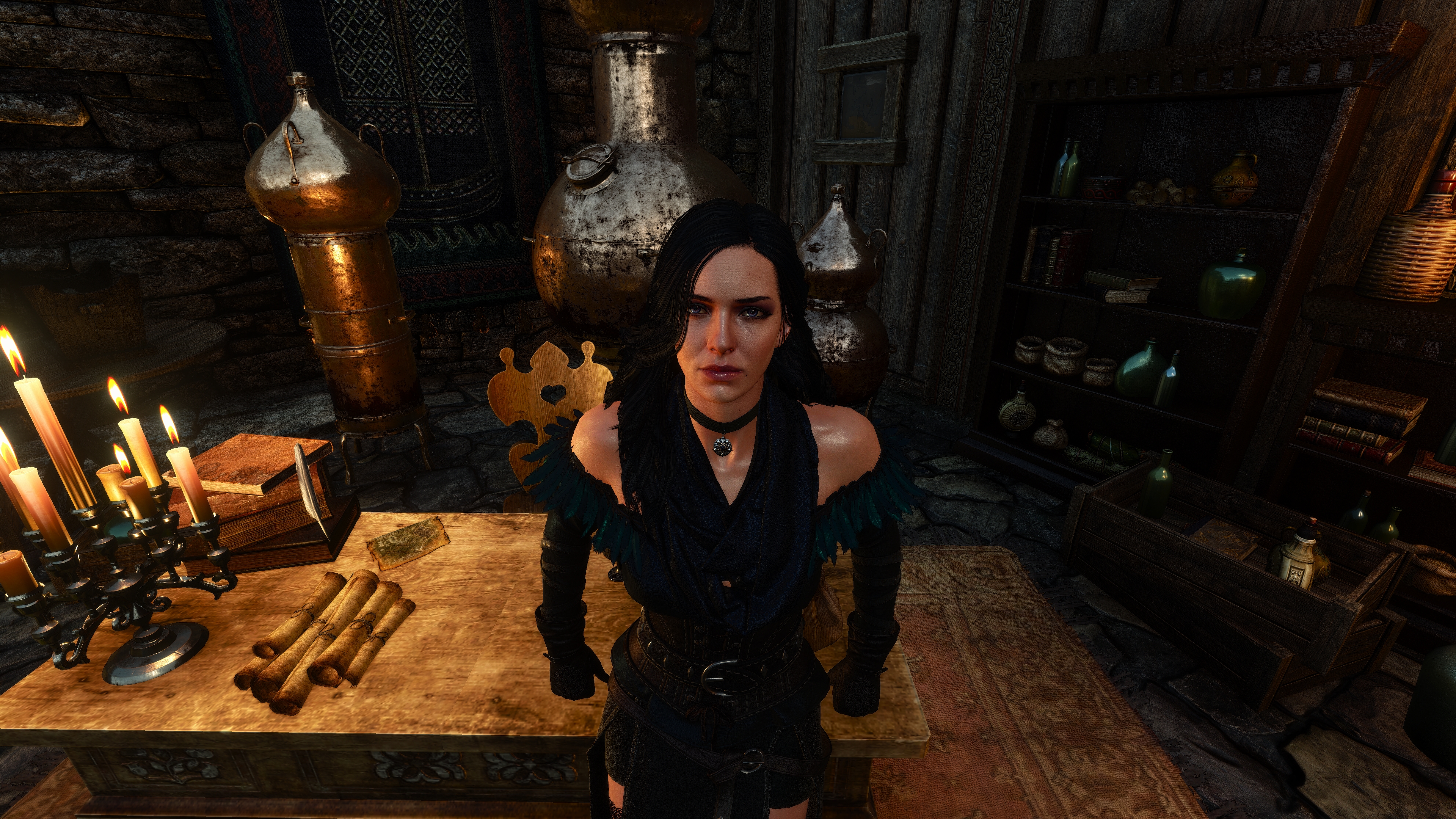 The Witcher 3 Wild Hunt Screen Shot PC Gaming Yennefer Of Vengerberg 3840x2160