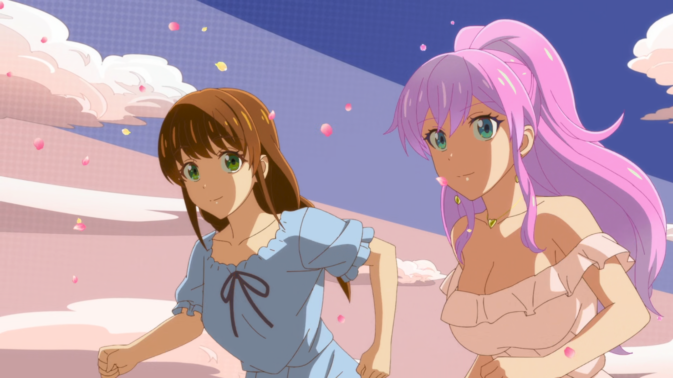 More Than A Married Couple But Not Lovers Gyaru Anime Anime Girls Akari Watanabe Sakurazaka Shiori B 2560x1440