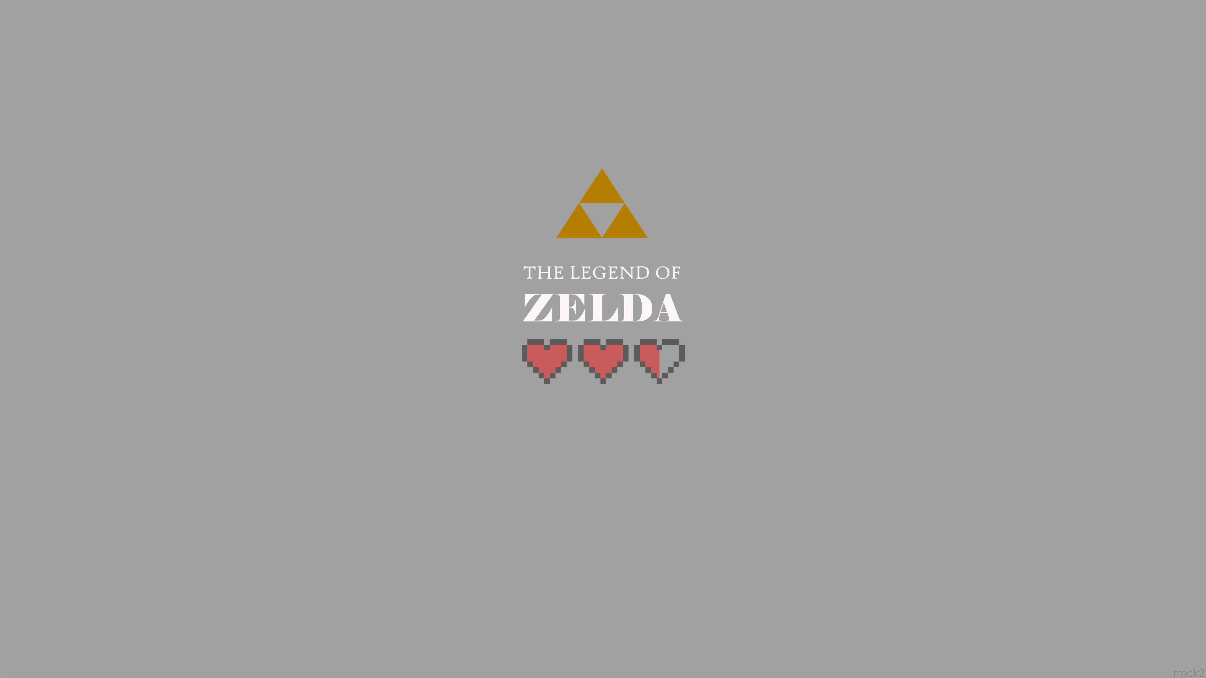 Zelda The Legend Of Zelda Triforce Minimalism Video Games 3840x2160