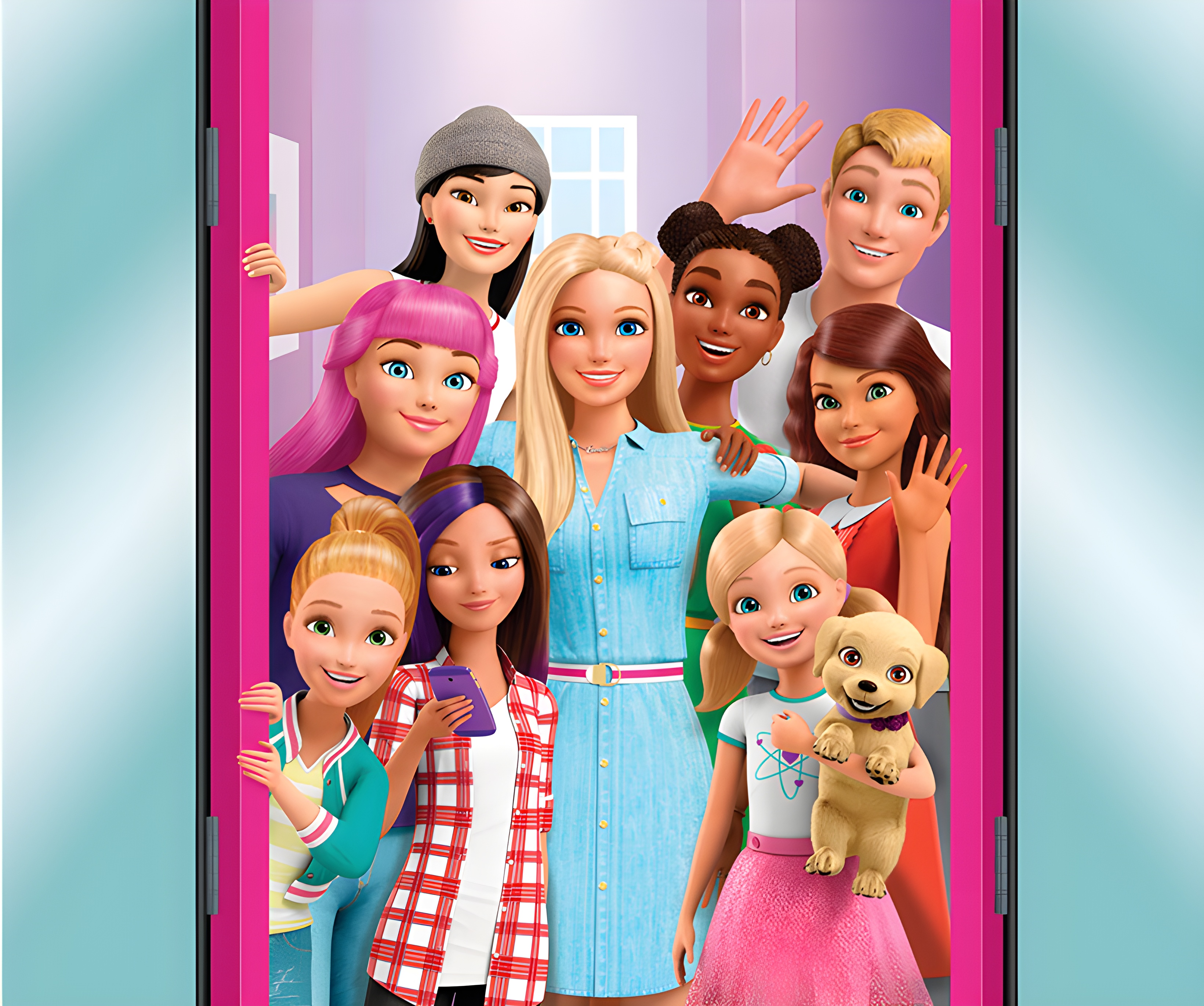 Poster Barbie Barbie Dreamhouse Adventures Character Design Digital Art 3280x2740