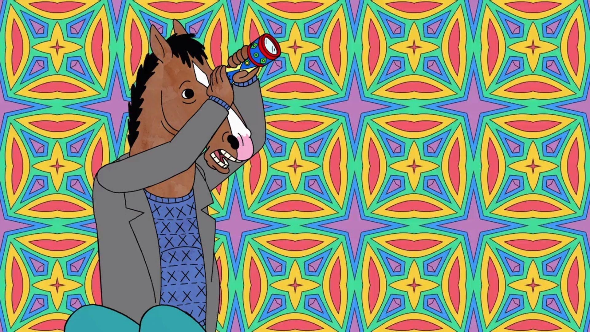 Bojack Bojack Horseman Bojack Horseman Kaleidoscope Colorful 1920x1080