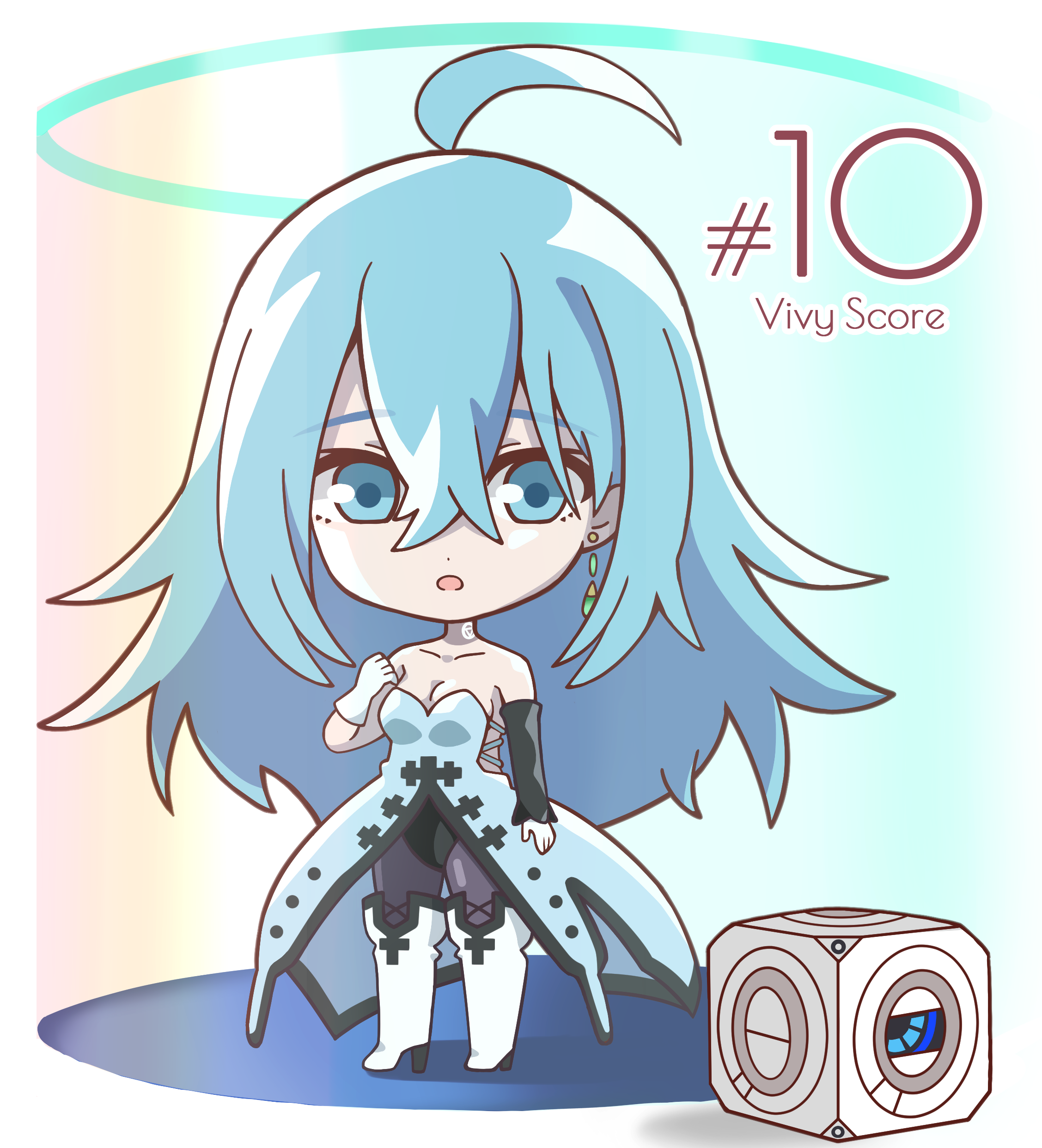 Vivy Vivy Fluorite Eye S Song Robot Anime Girls Cyan Hair Aqua Eyes Hiromu Hayase 2255x2485