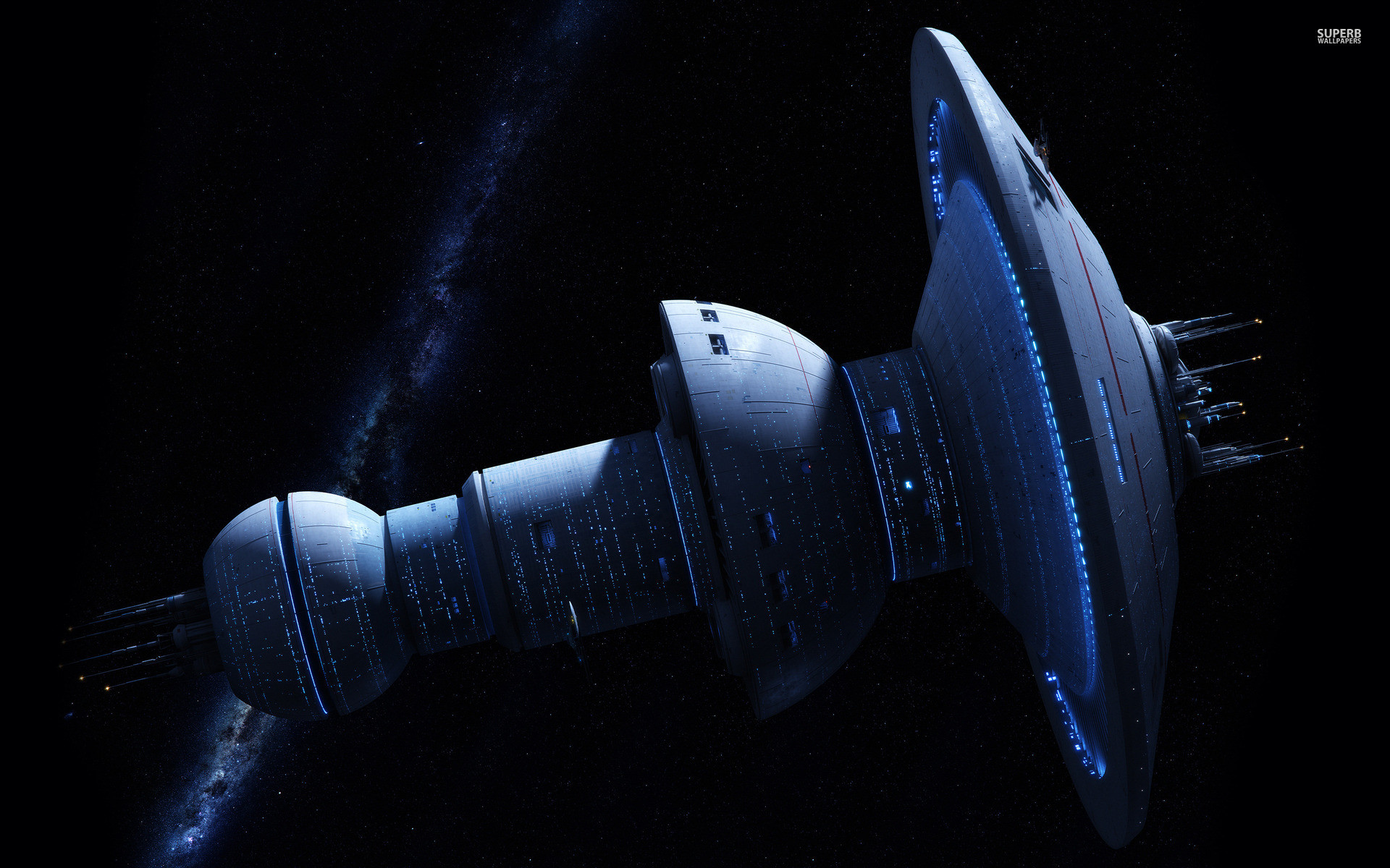 Science Fiction Star Trek Starport Space Station 1920x1200