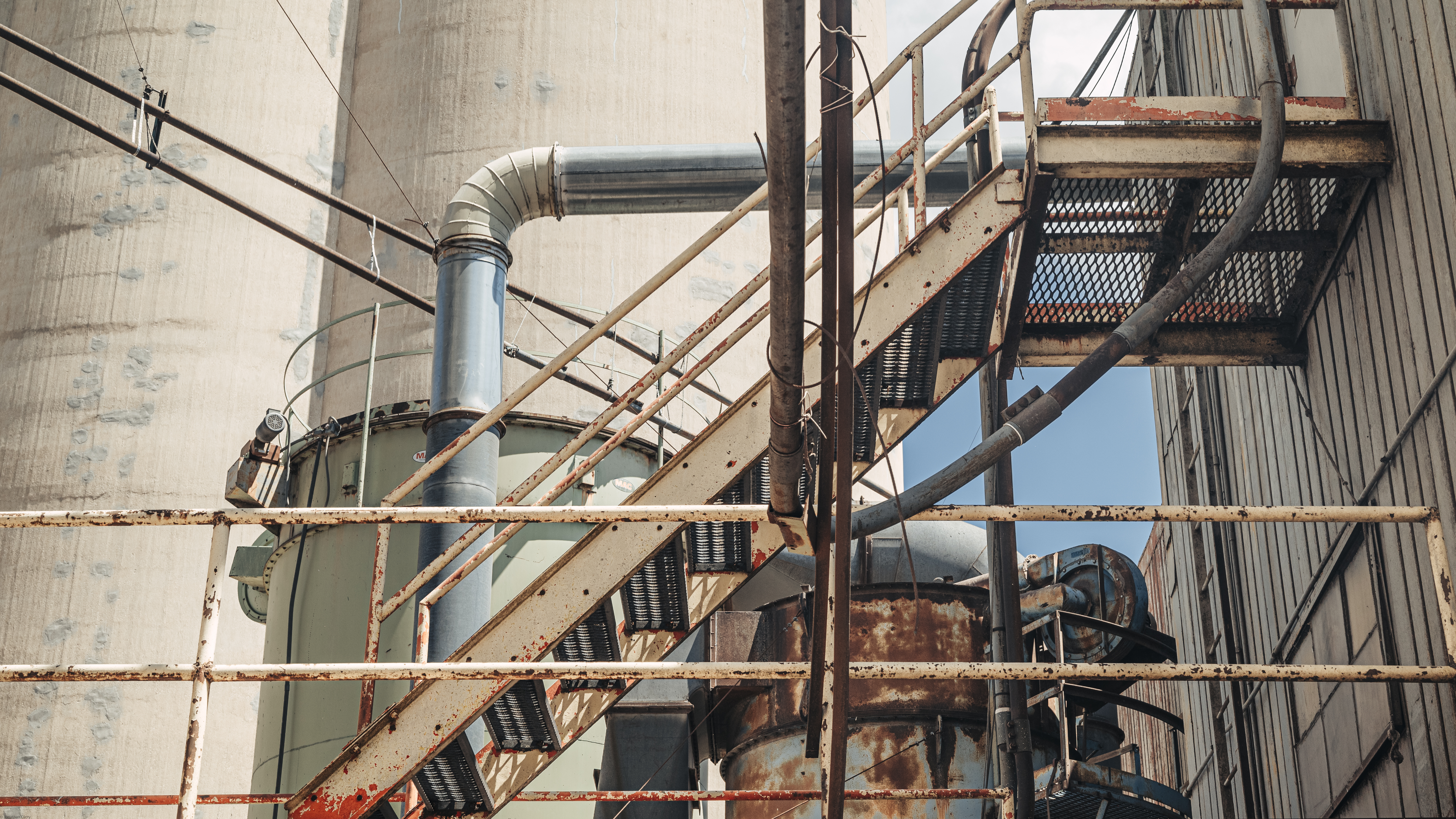 Jonathan Curry Photography Industrial Rustic Factories Factory Tubes Pipes Steampunk Stairs 5986x3367