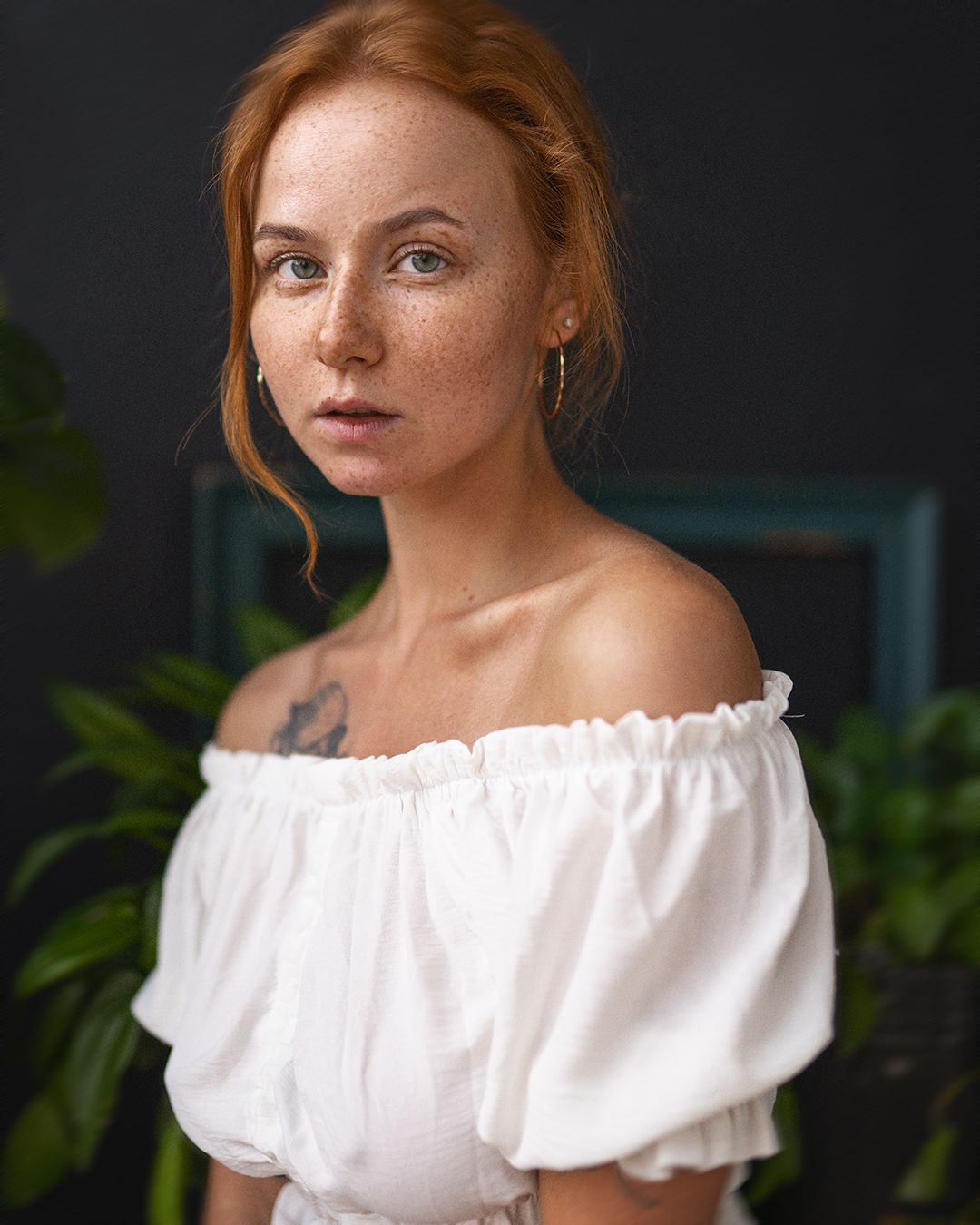 Ilya Pistoletov Model White Tops Looking At Viewer Portrait 1080x1350