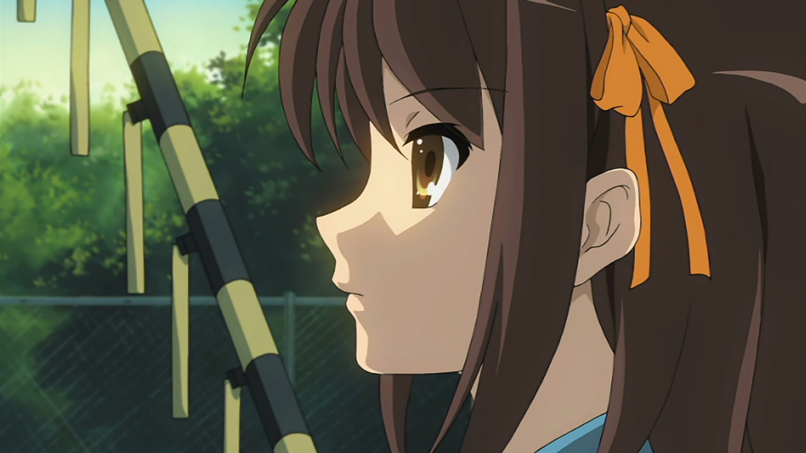 The Melancholy Of Haruhi Suzumiya Anime Girls Screen Shot 2560x1440