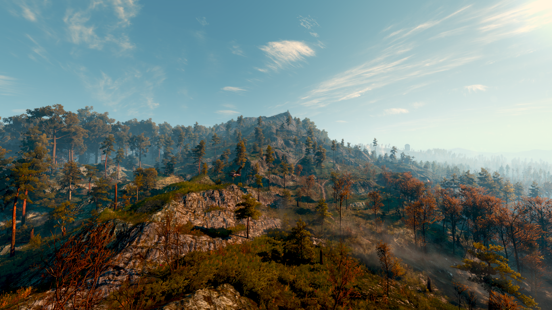The Witcher 3 Wild Hunt The Witcher Video Game Landscape Medieval 1920x1080