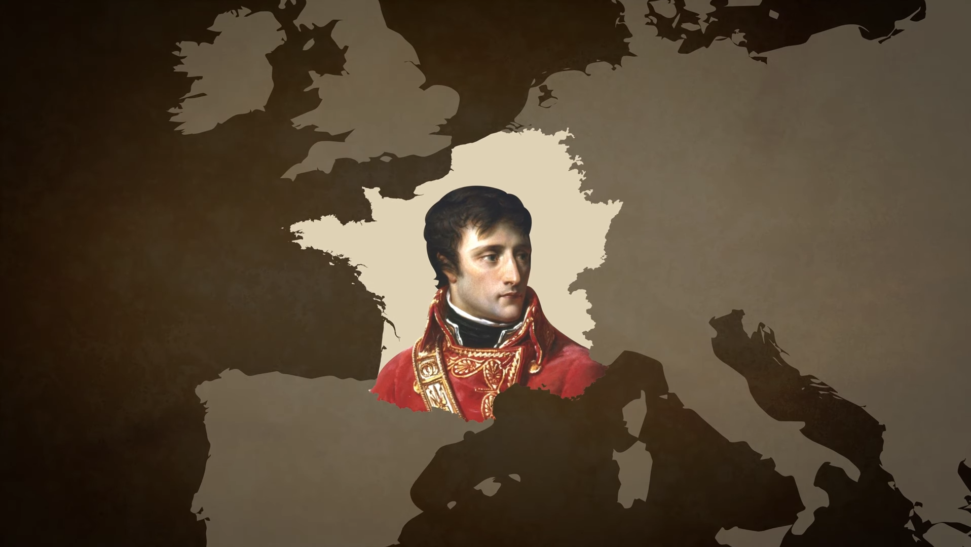 Napoleon Bonaparte Map French Digital Art 1916x1080