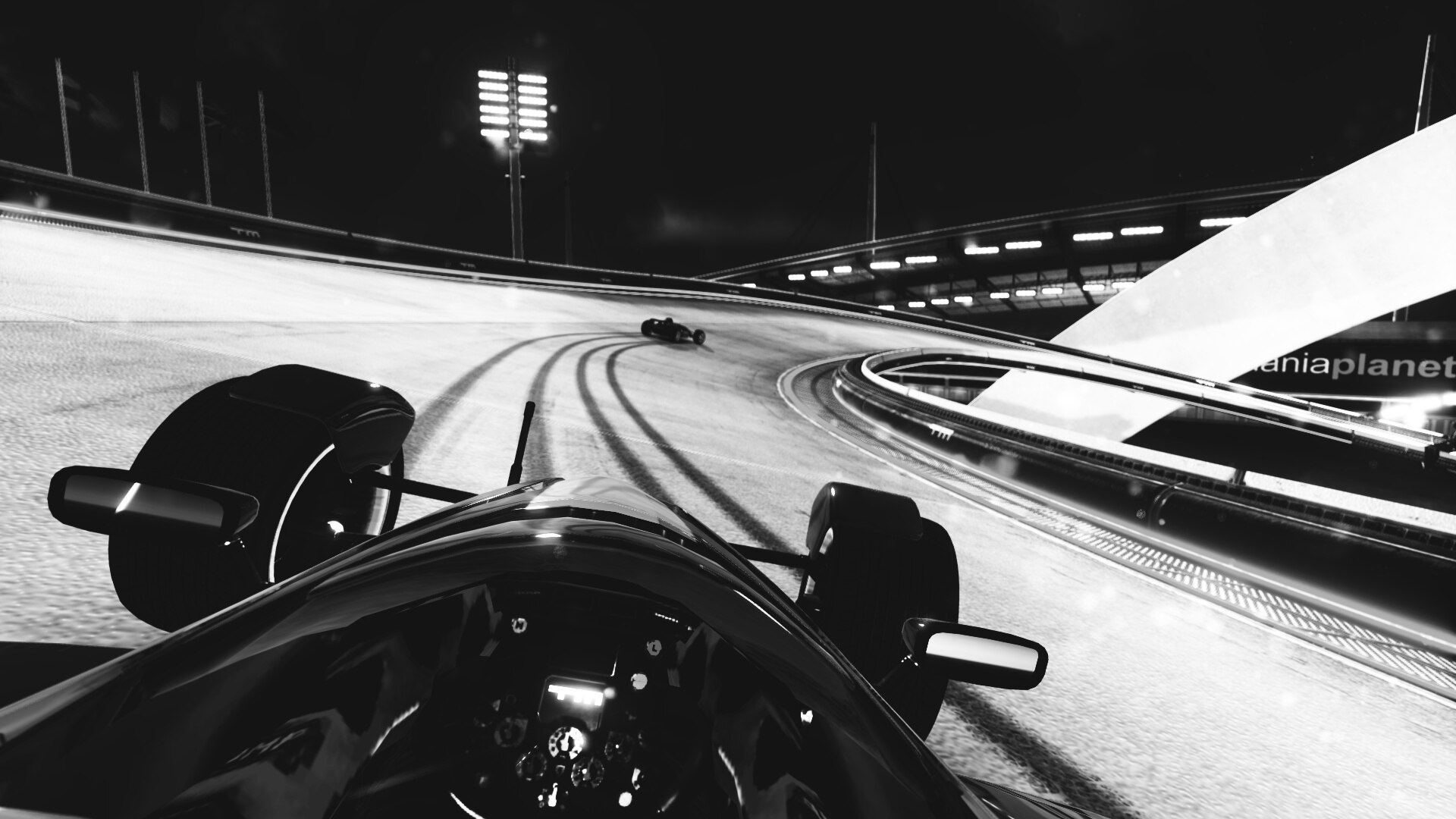 TrackMania Racing Simulators Monochrome 1920x1080