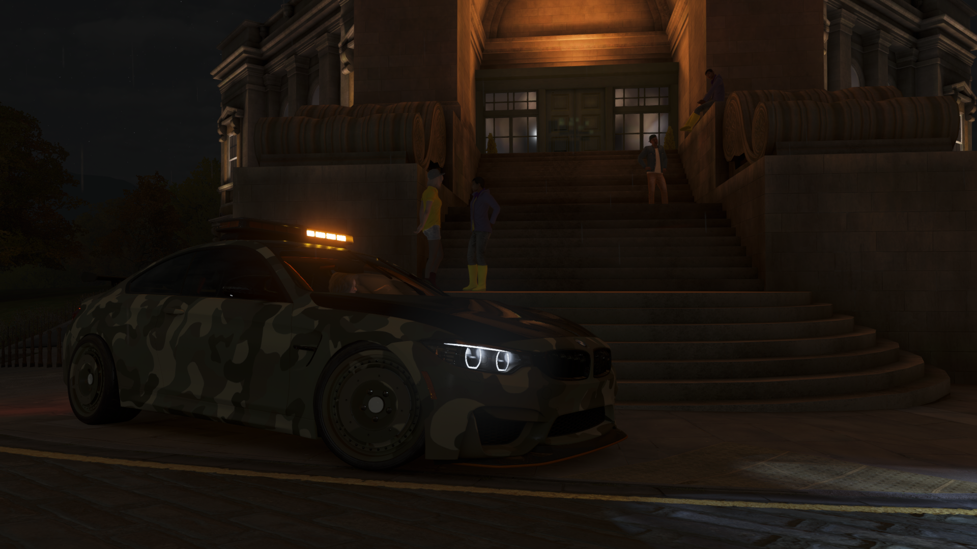 Car Forza Horizon 4 PlaygroundGames Race Cars BMW BMW M4 Video Game Car 1920x1080