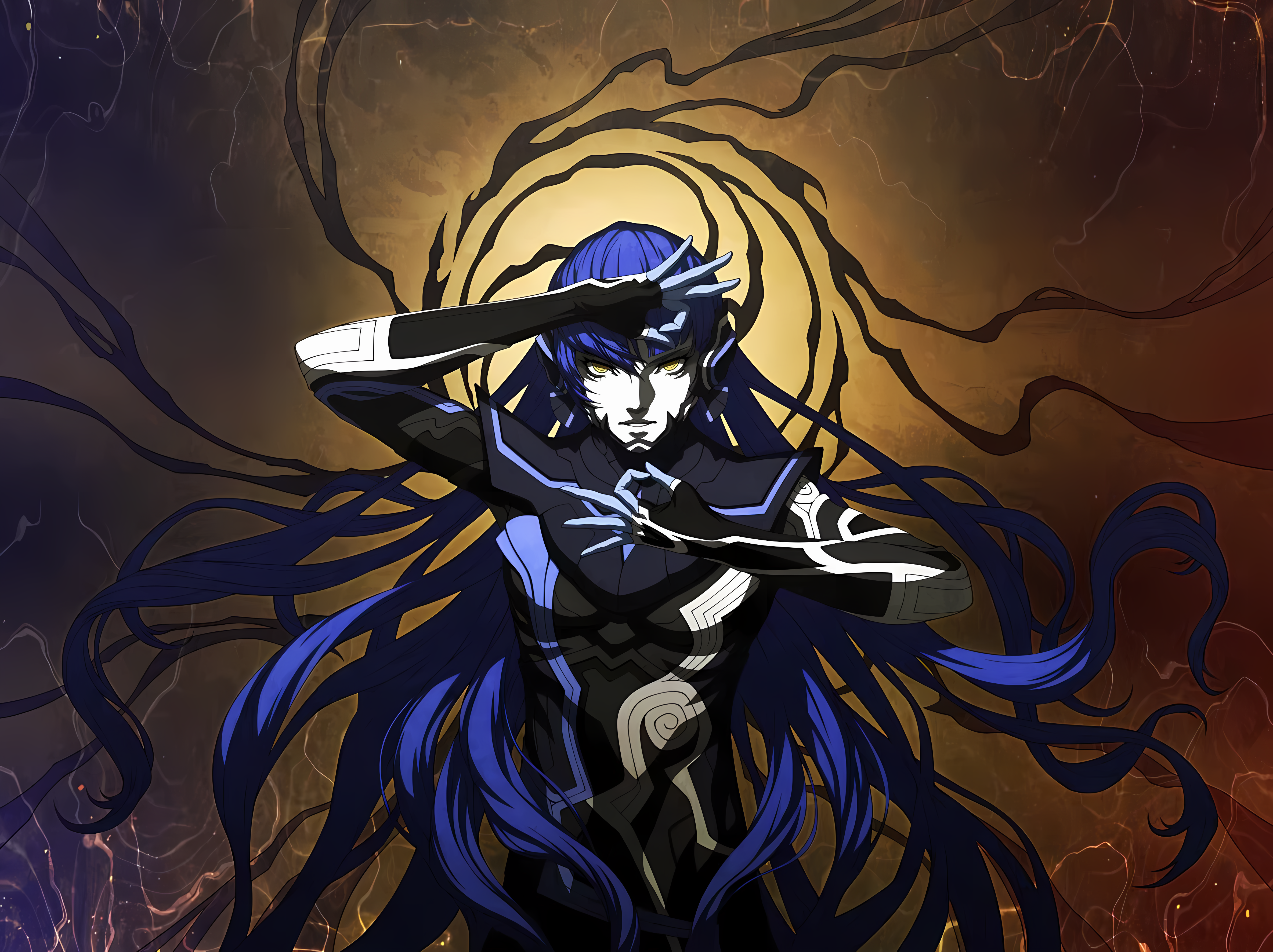 Smt Shin Megami Tensei Series Shin Megami Tensei V Blue Hair Nahobino 4740x3548