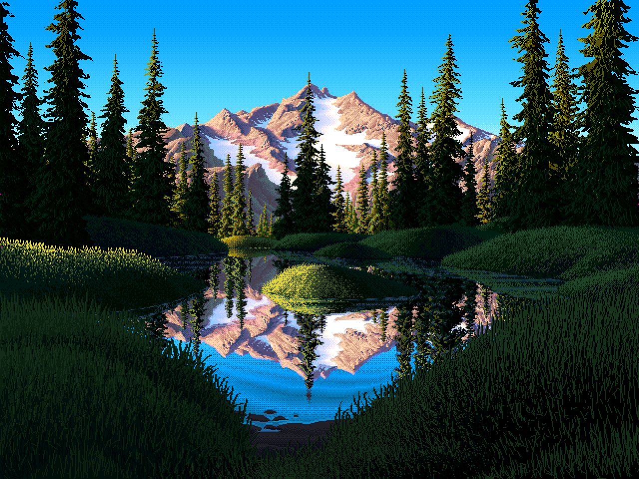 Pixel Art Nature 1280x960