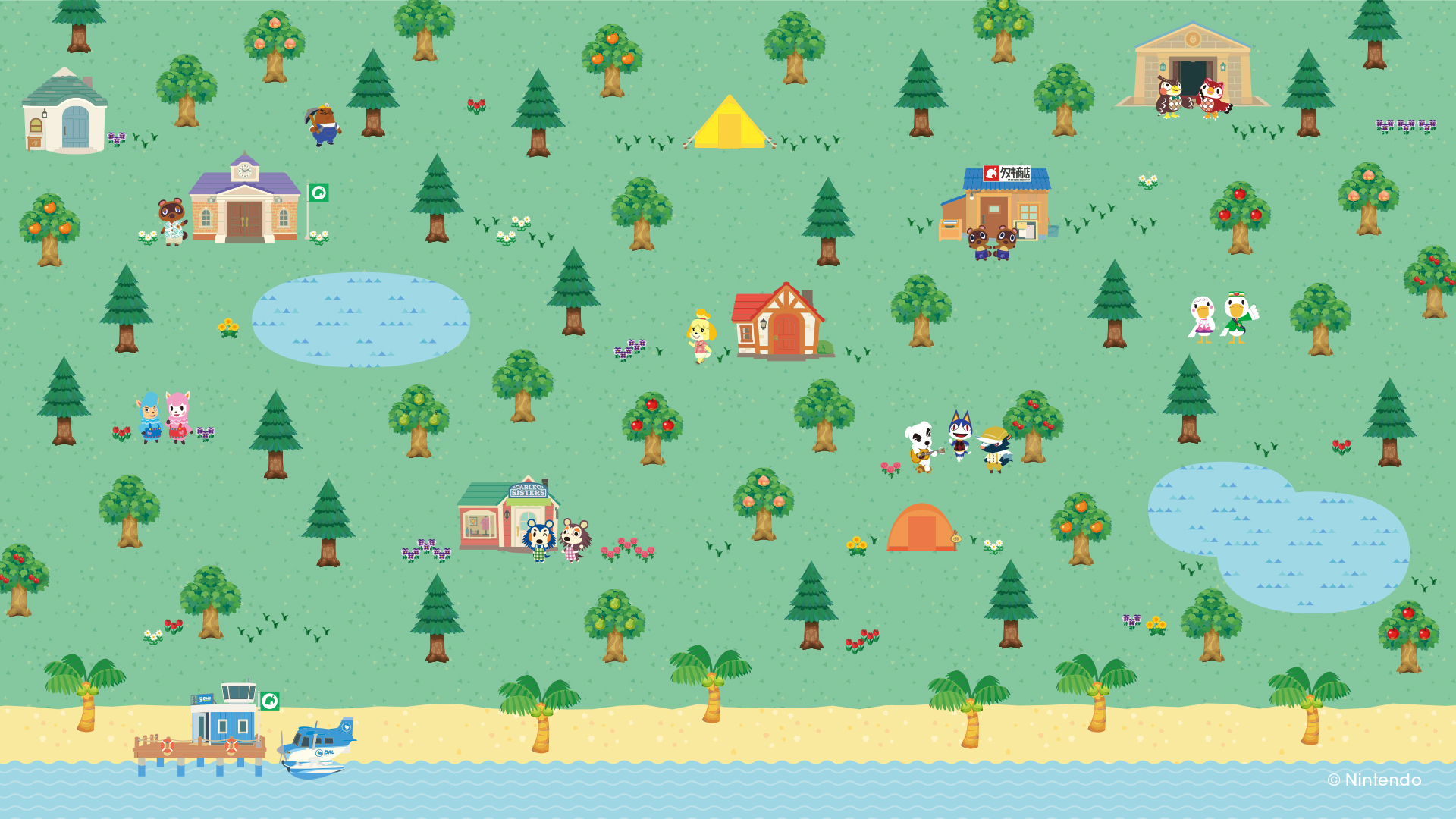 Nintendo Animal Crossing 1920x1080