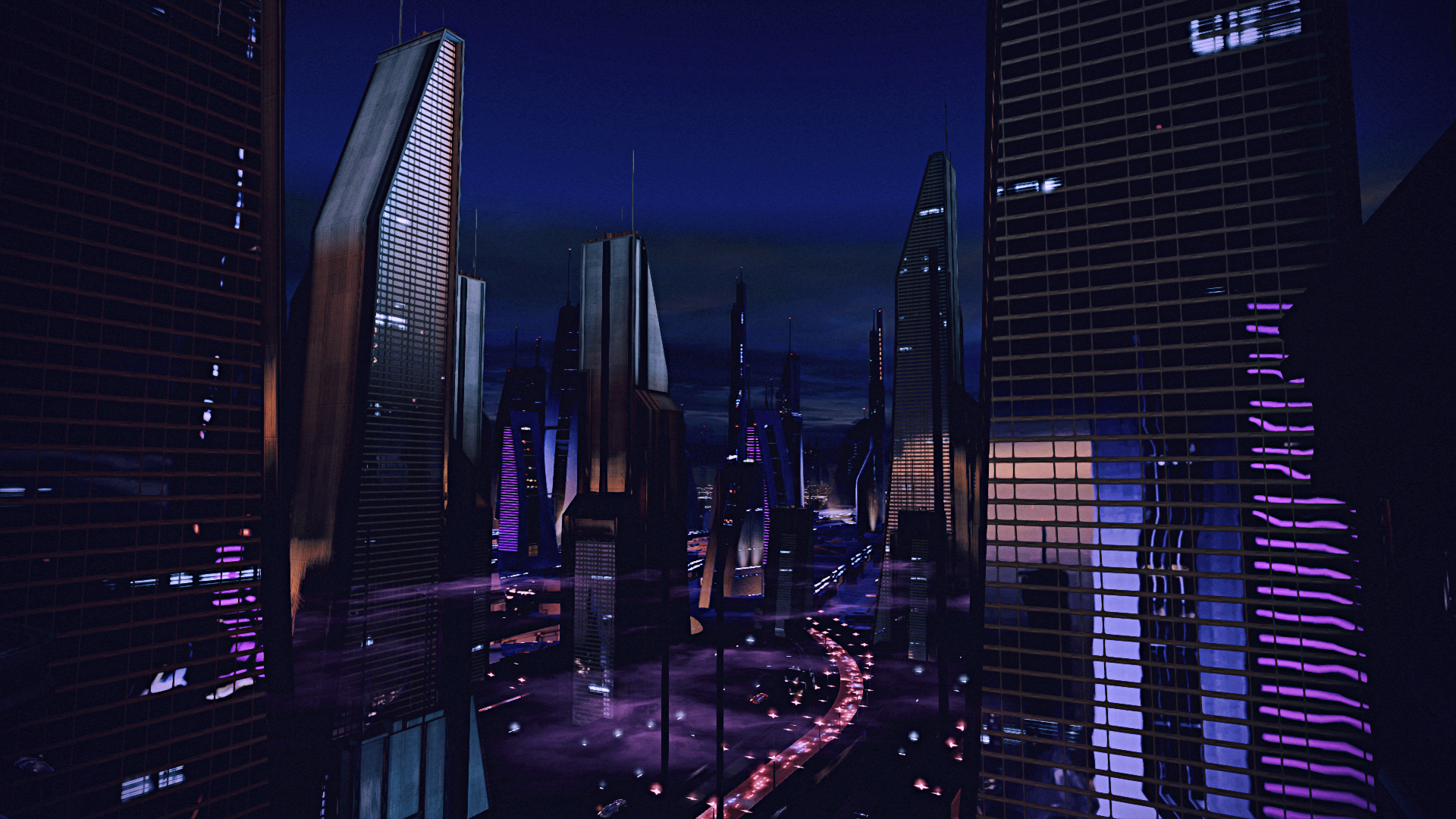 Video Games Mass Effect 2 Mass Effect Legendary Edition Science Fiction Futuristic City Building Lig 1920x1080