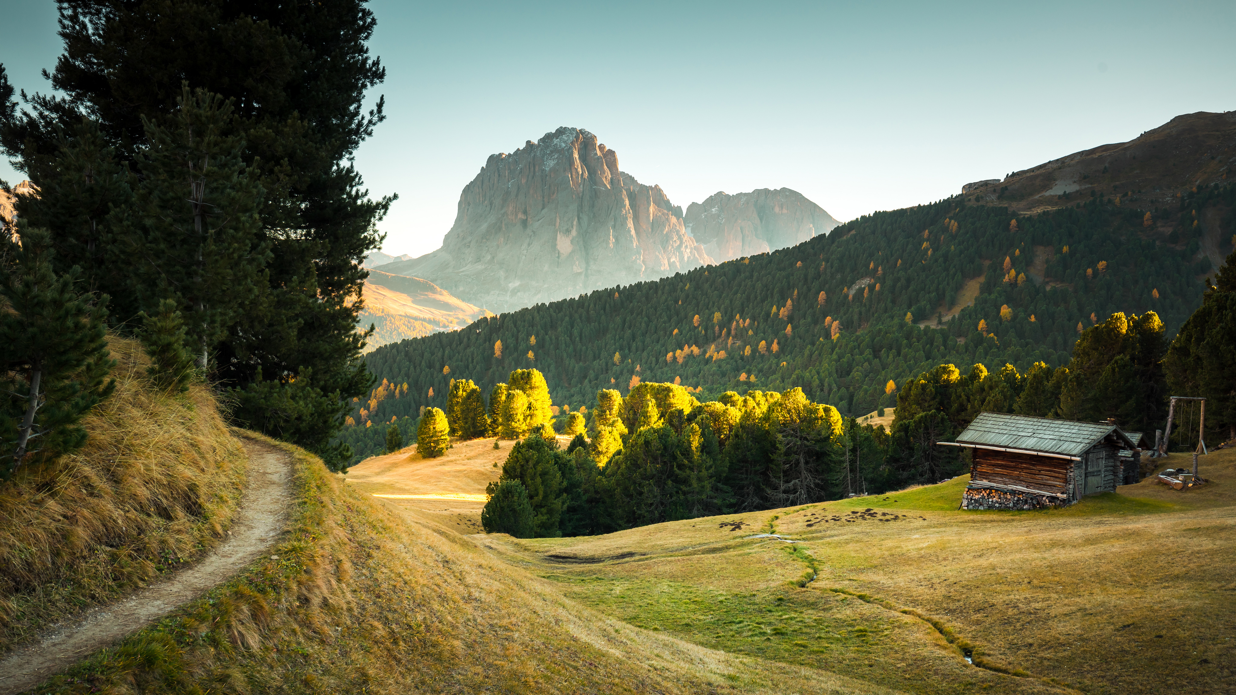 Photography Nature Dolomites 4096x2304