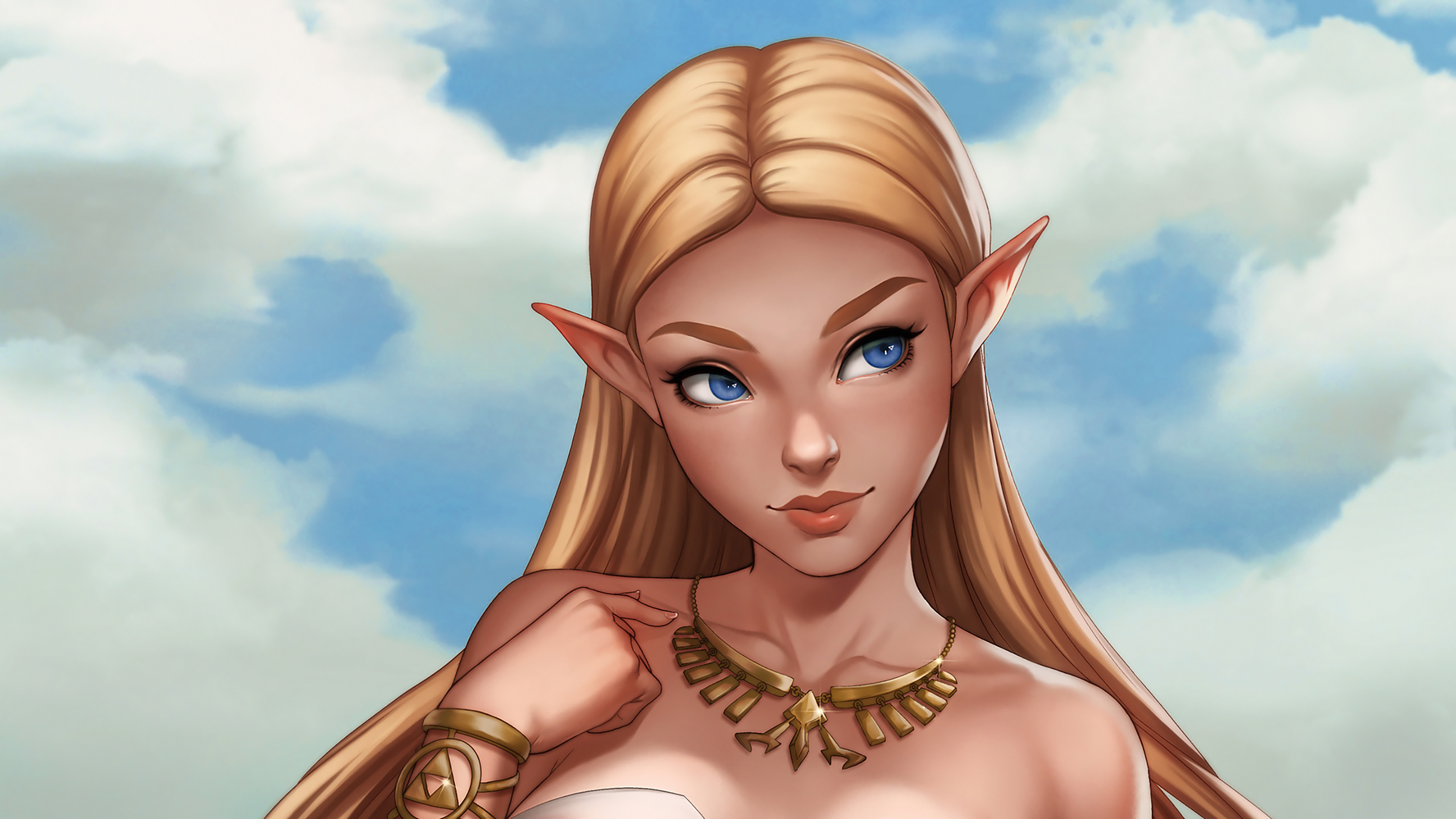 The Legend Of Zelda Zelda Elves Dandonfuga 3840x2160