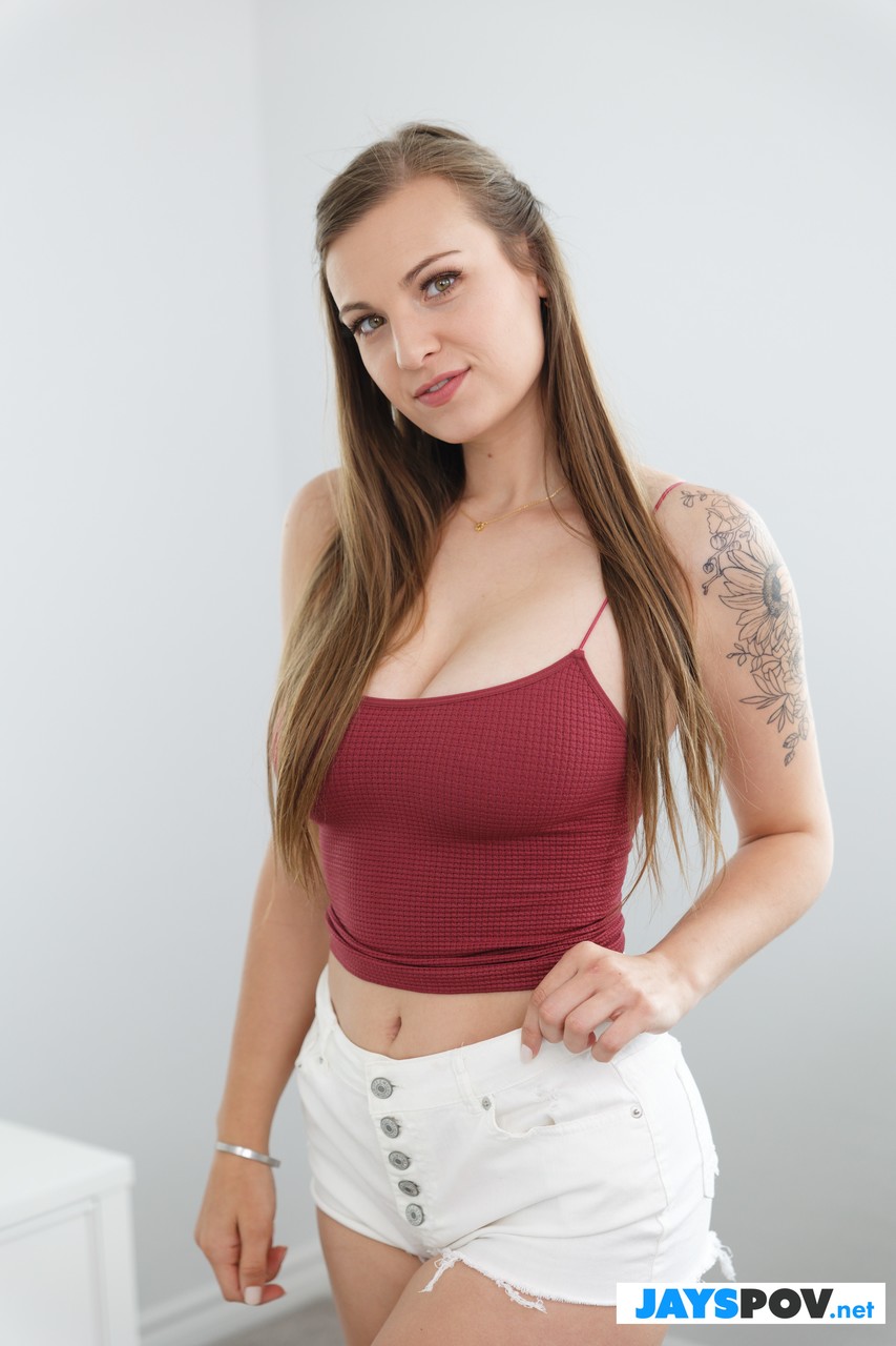 Women Brunette Tattoo Shorts American Women 853x1280