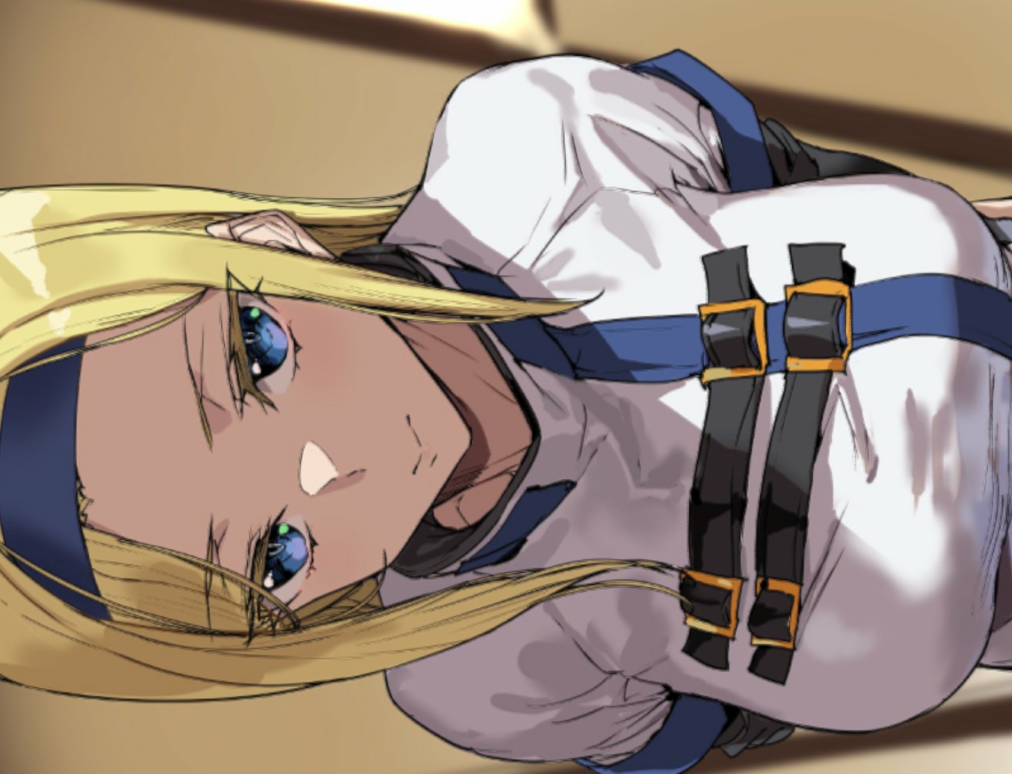 Guilty Gear Millia Rage Blonde Anime Games Anime Girls Blue Eyes Fighting Games 1467x1123