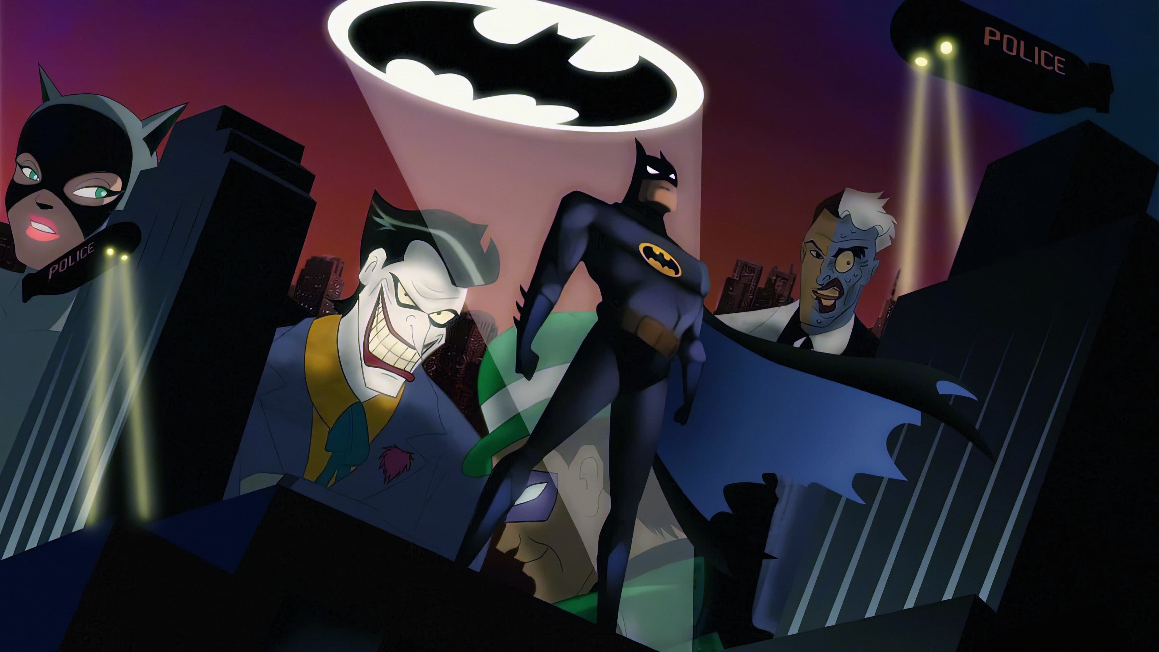 Batman The Animated Series Batman Mask Batman Joker Two Face Catwoman 3840x2160