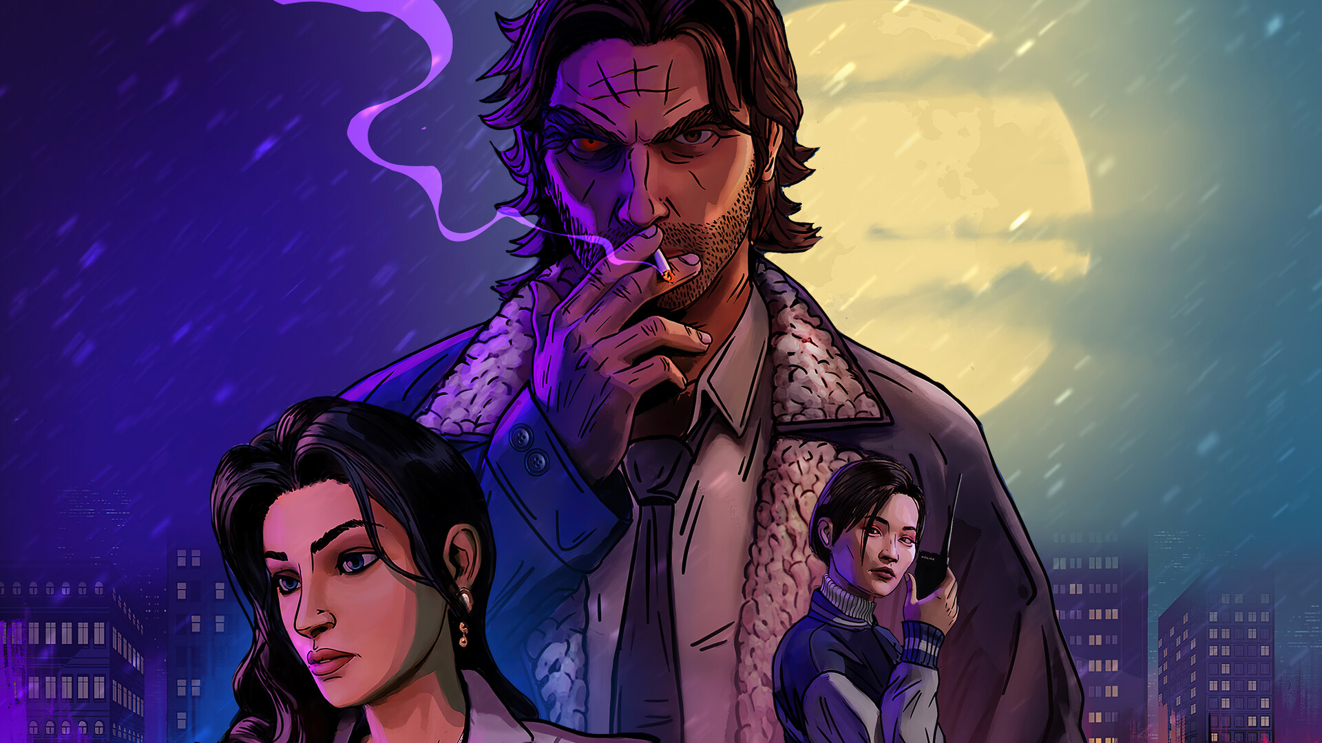 The Wolf Among Us The Big Bad Wolf Telltale Games PC Gaming Video Games A Telltale Games Series Smok 1920x1080