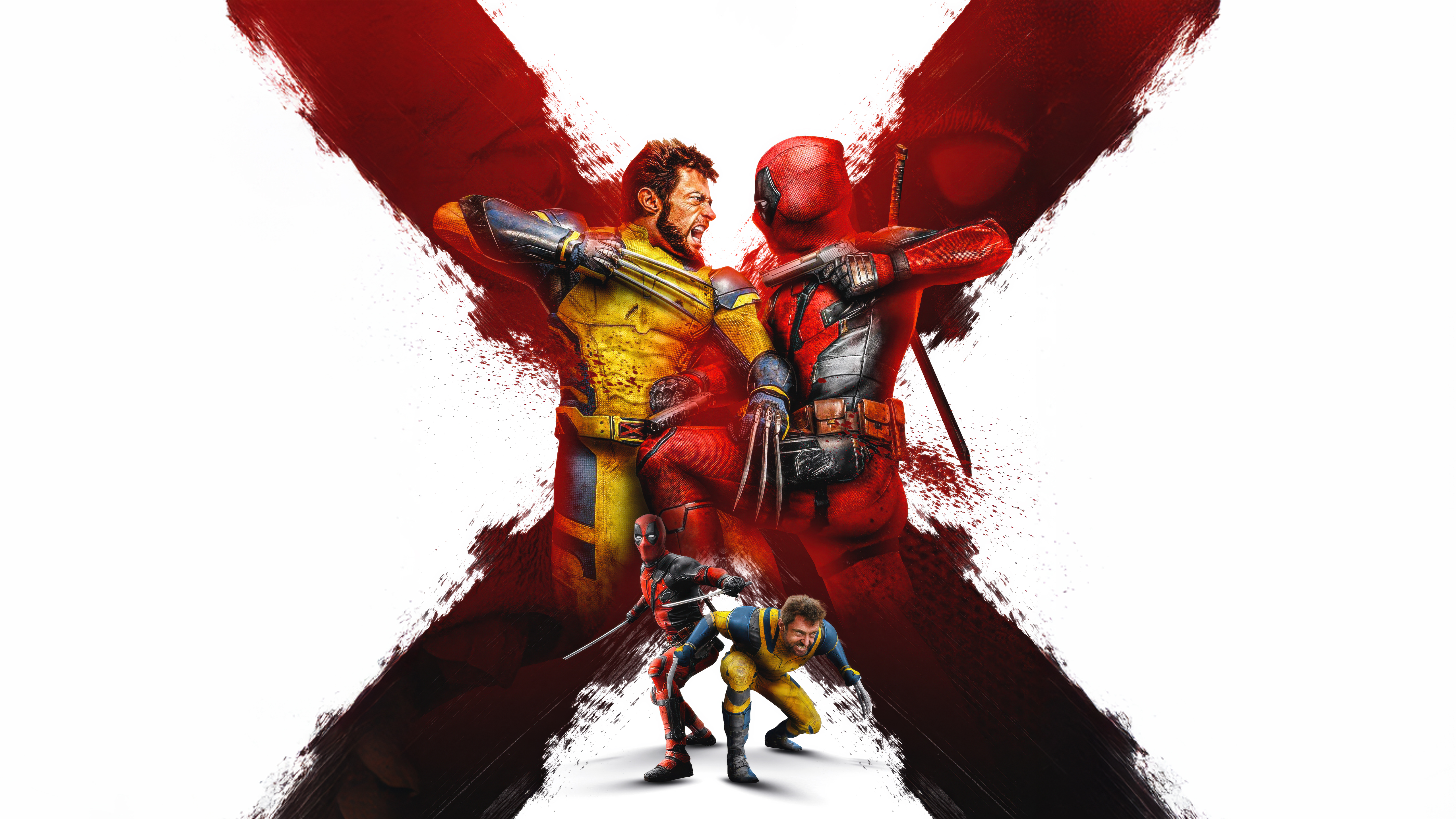 Deadpool Wolverine Deadpool And Wolverine Artwork Superheroines 5120x2880