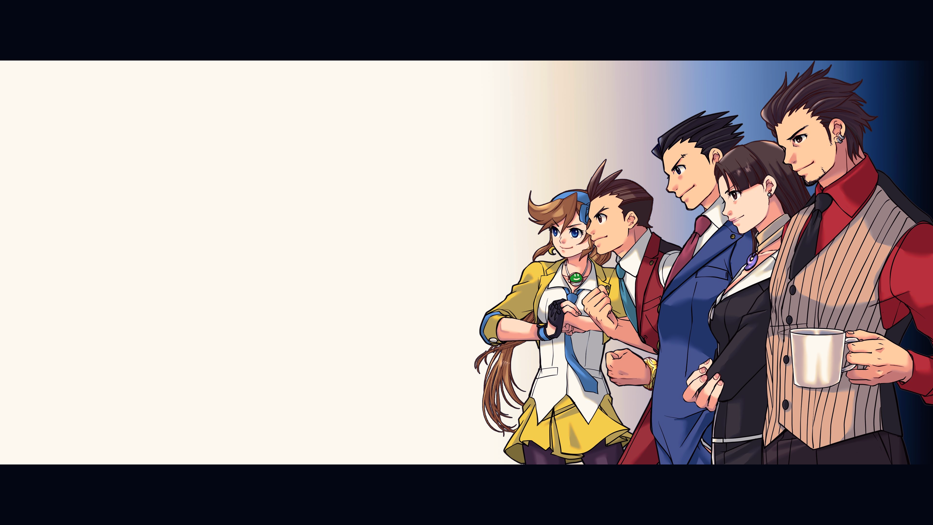 Video Games Ace Attorney Phoenix Wright Mia Fey Apollo Justice Athena Cykes Godot Diego Armando Spik 3840x2160