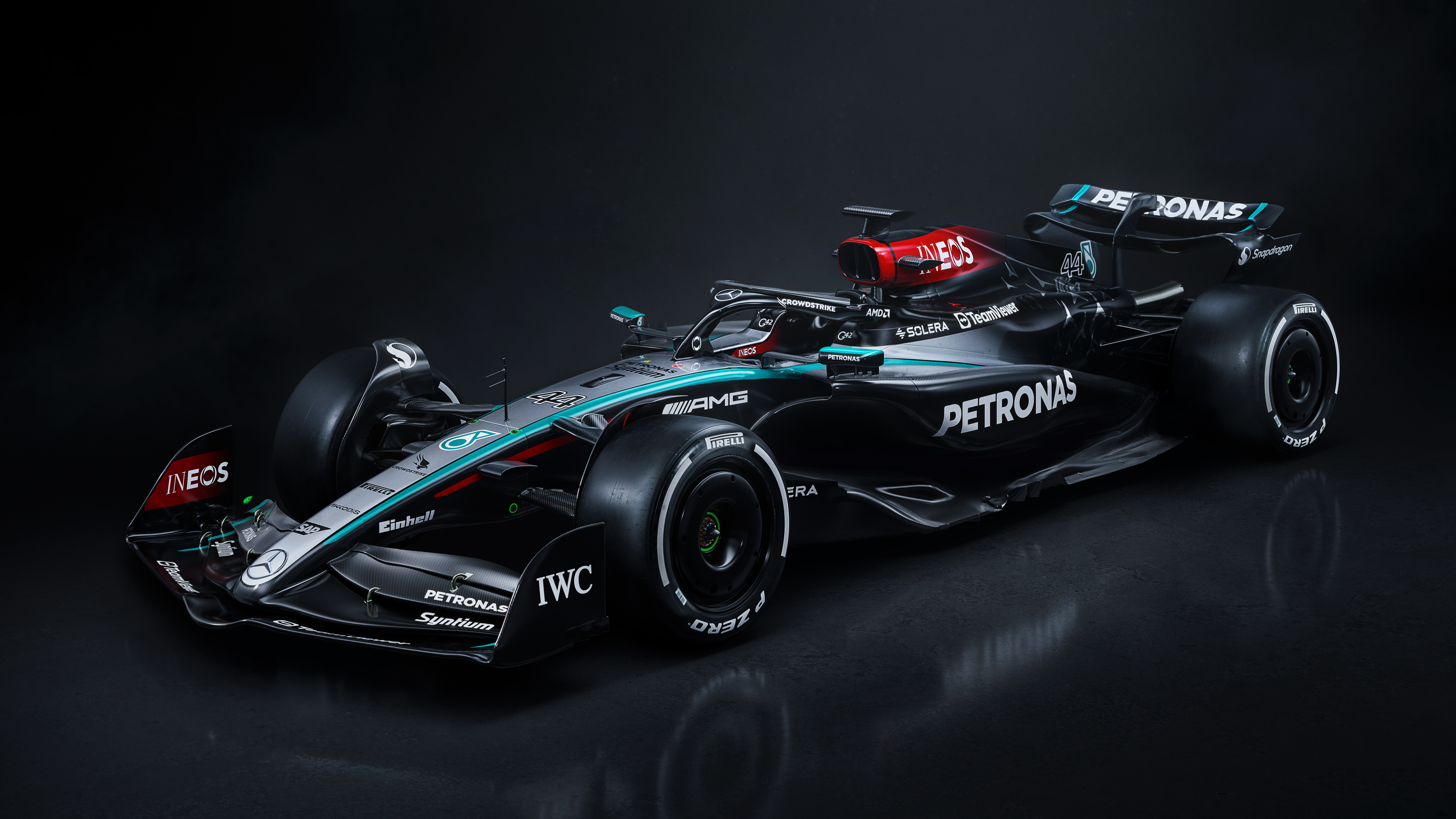 Mercedes AMG Petronas Formula 1 W15 Car 5445x3063