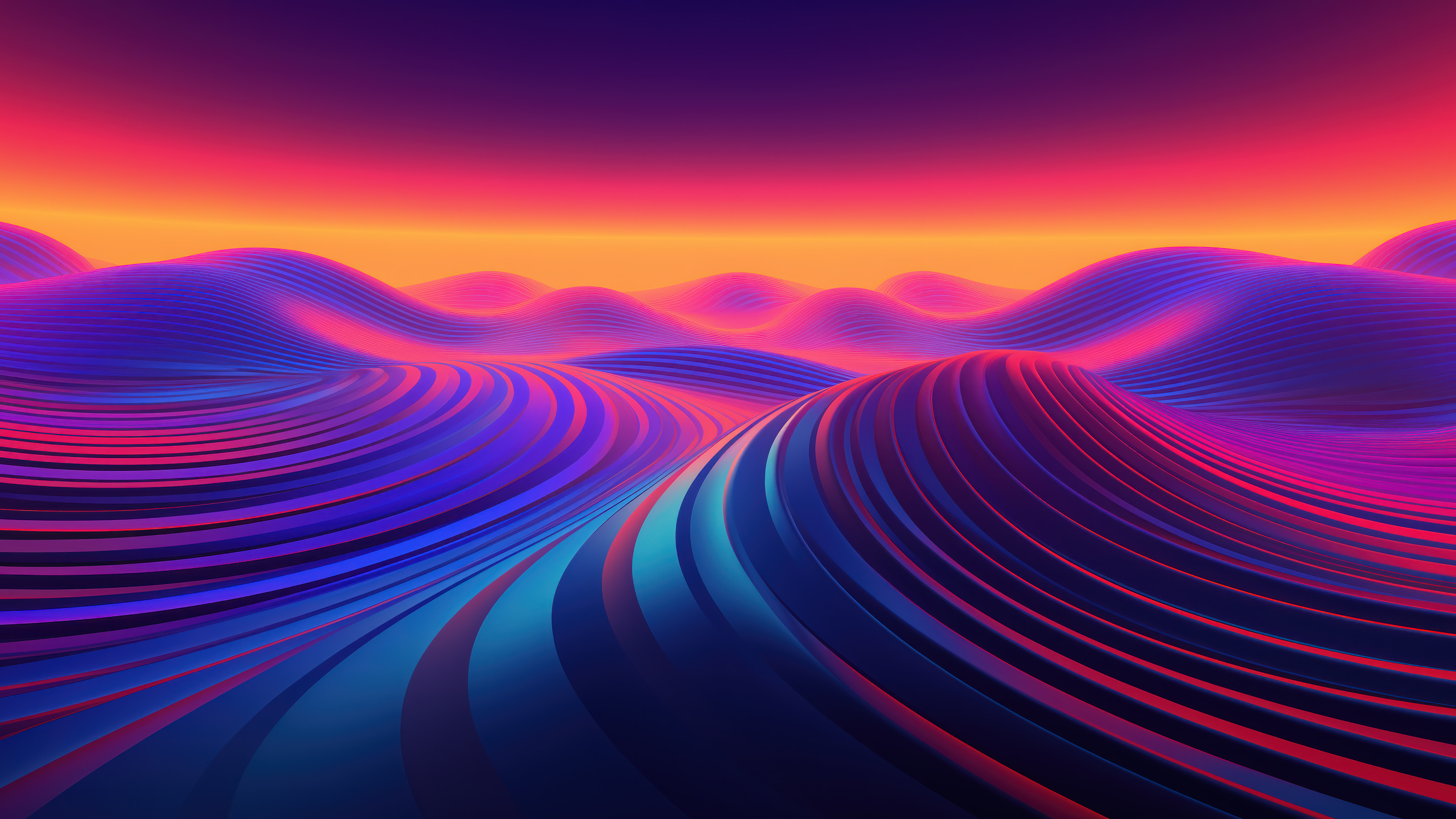 Abstract Colorful 3D Abstract 3840x2160