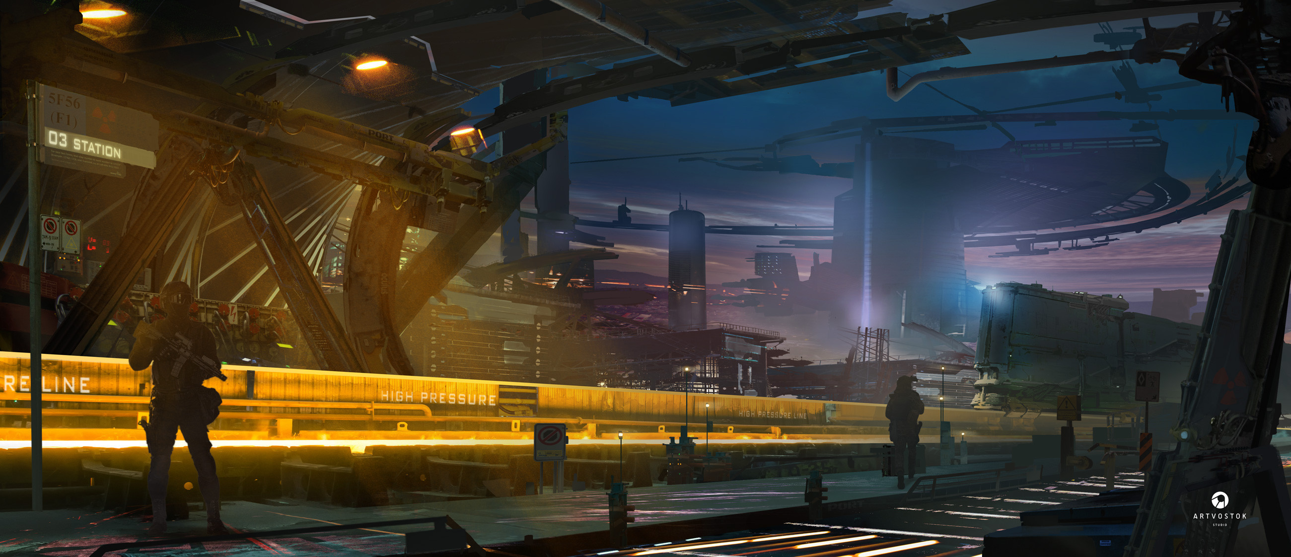 Futuristic Futuristic City Science Fiction 2600x1122