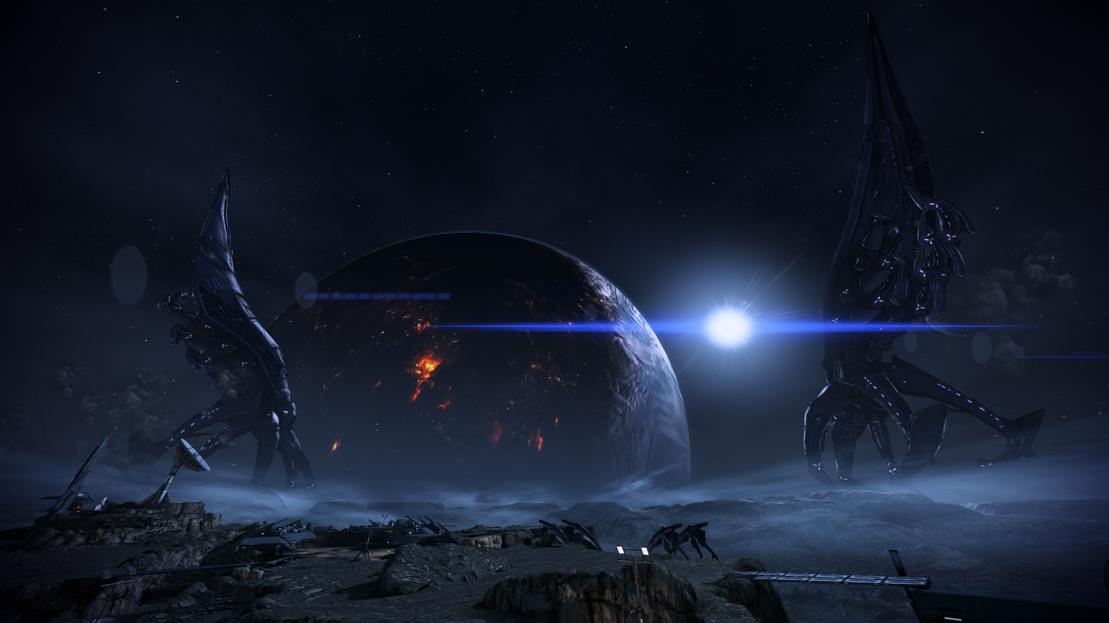 Mass Effect Legendary Edition Mass Effect 3 Screen Shot Reapers Mass Effect Mass Effect 3840x2160