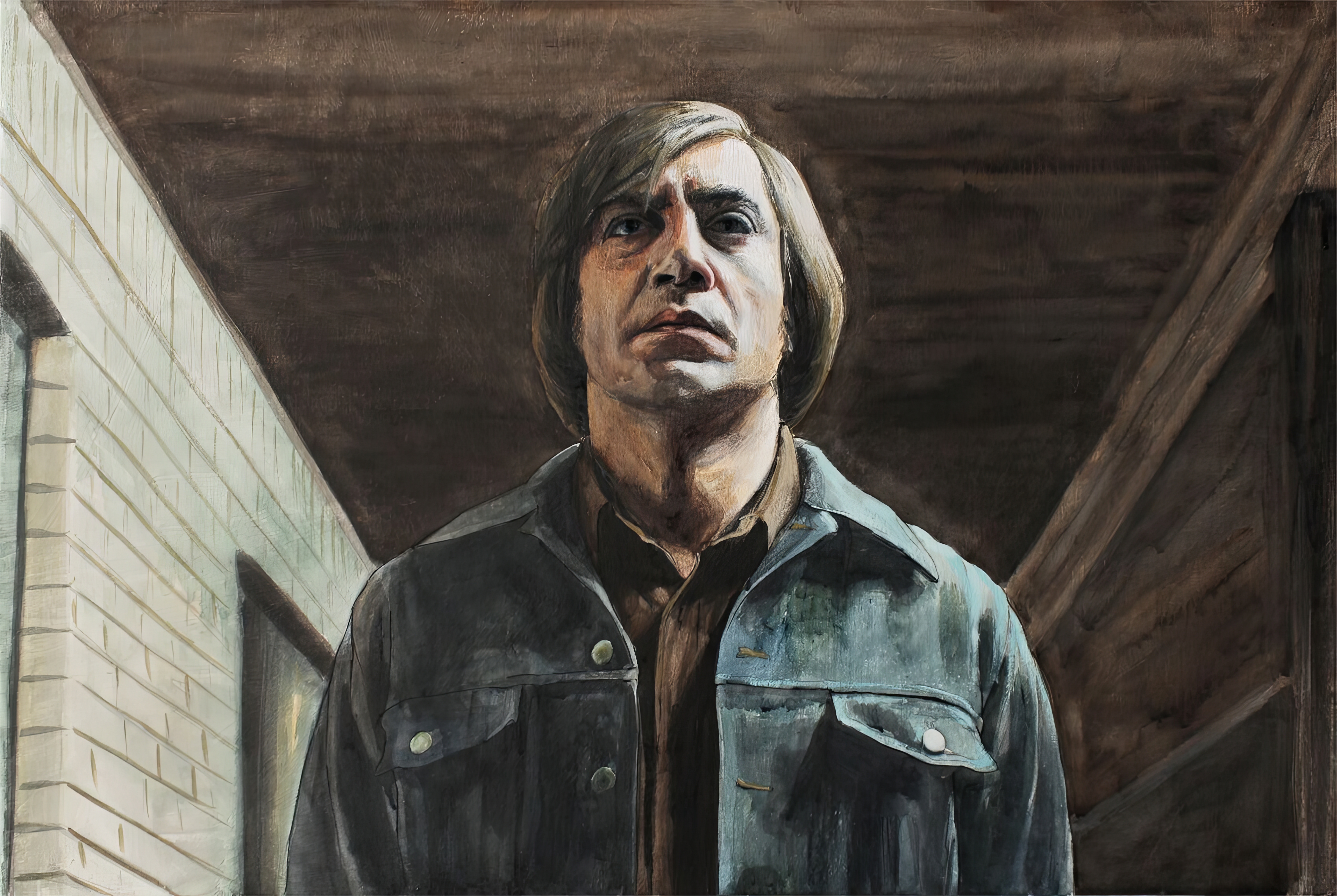 No Country For Old Men Drawing 4500x3015