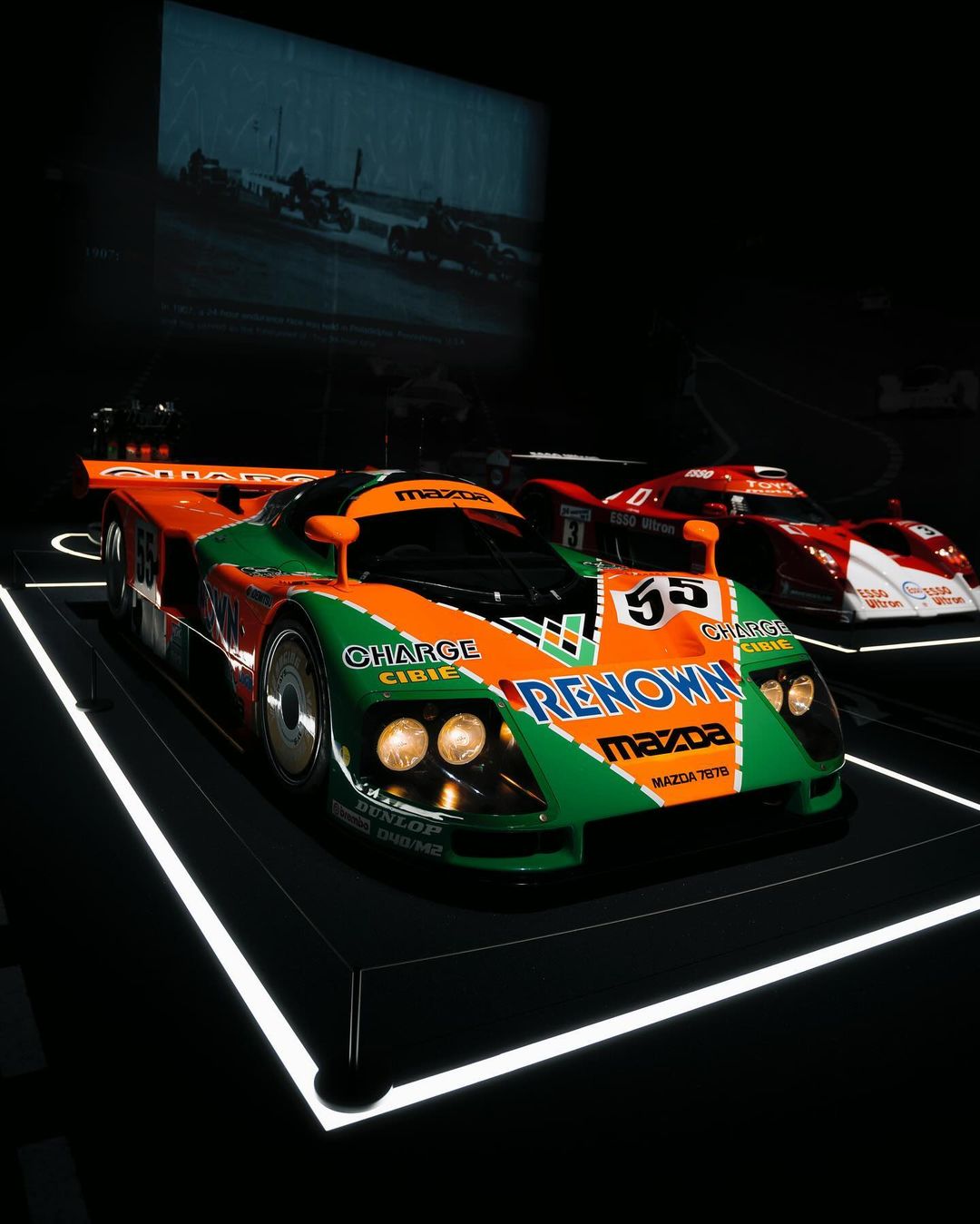 Le Mans Racing Stripes Le Mans Prototype Mazda Mazda 787B Japanese Cars Race Cars Livery 1080x1349