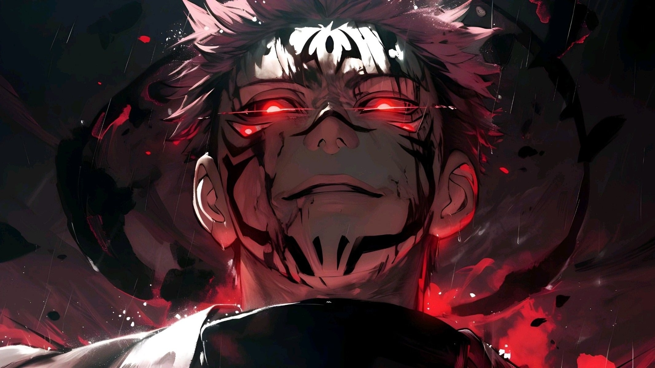 Jujutsu Kaisen Anime Boys Yuji Itadori Ryomen Sukuna 2133x1200