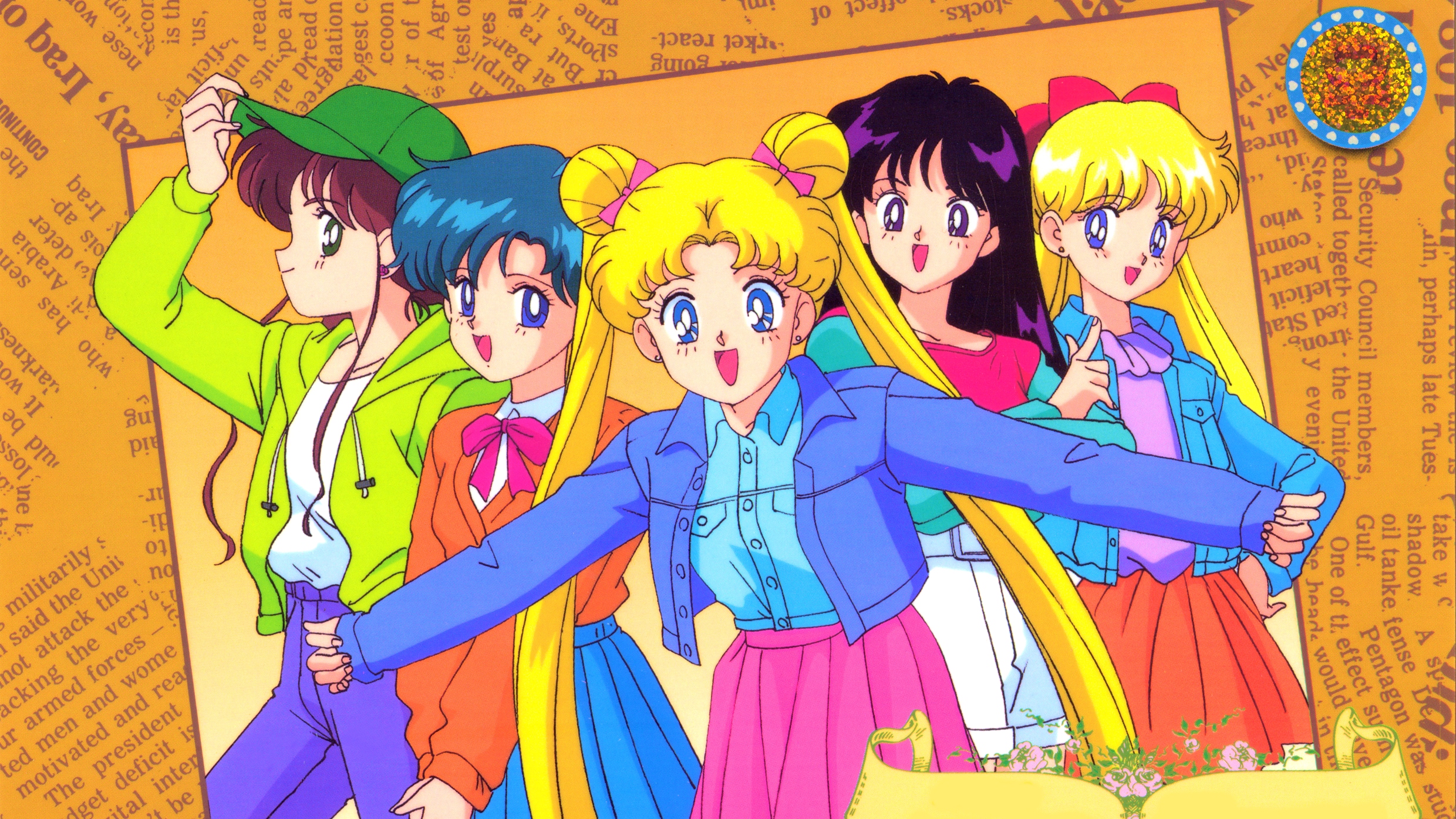 Sailor Moon Tsukino Usagi Sailor Mars Anime Girls Group Of Characters Sailor Mercury Sailor Venus Sa 2480x1395
