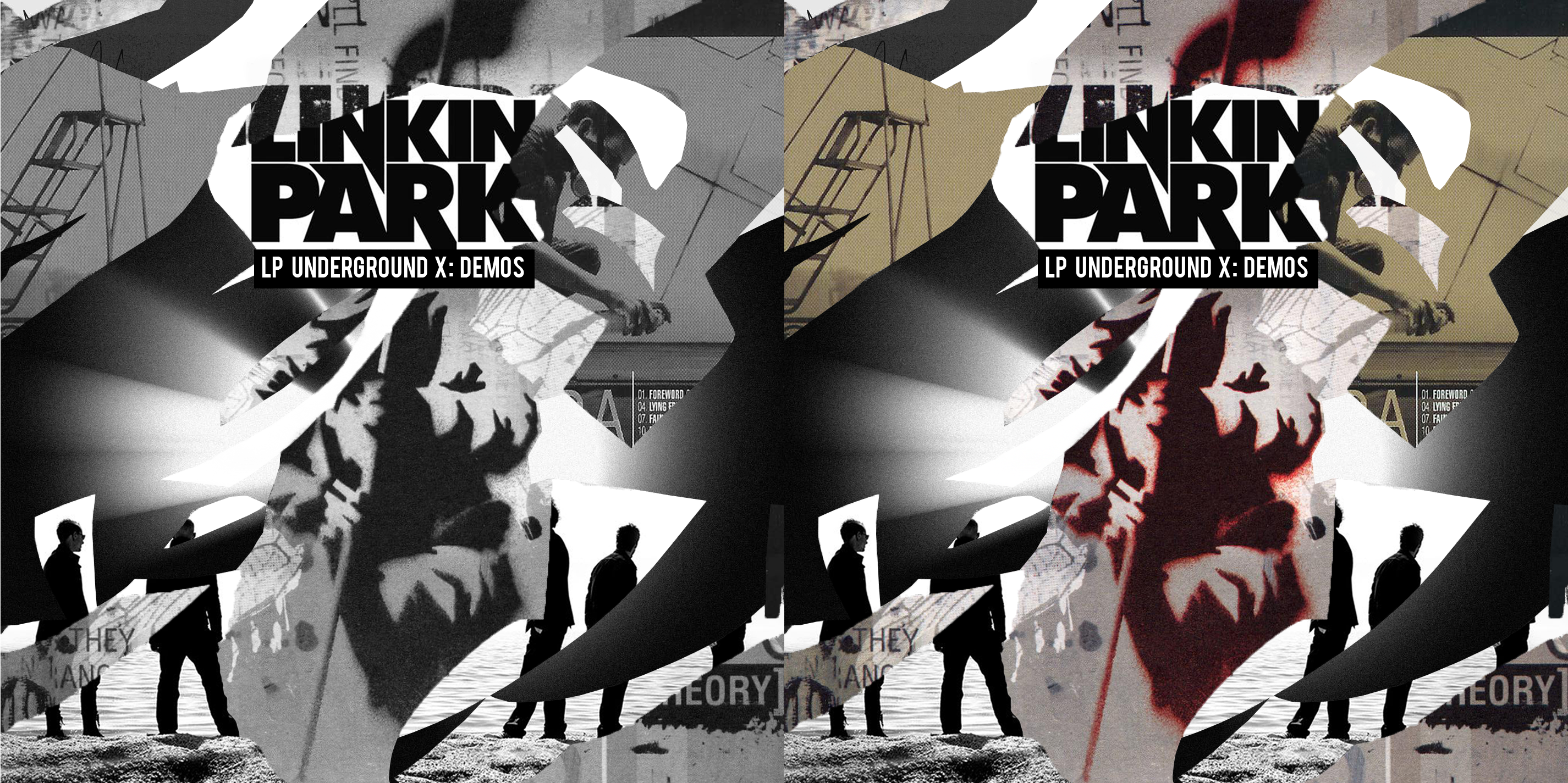 Linkin Park Album Covers Minimalism Monochrome The Hunting Party Lp Underground Fan Art 2851x1425