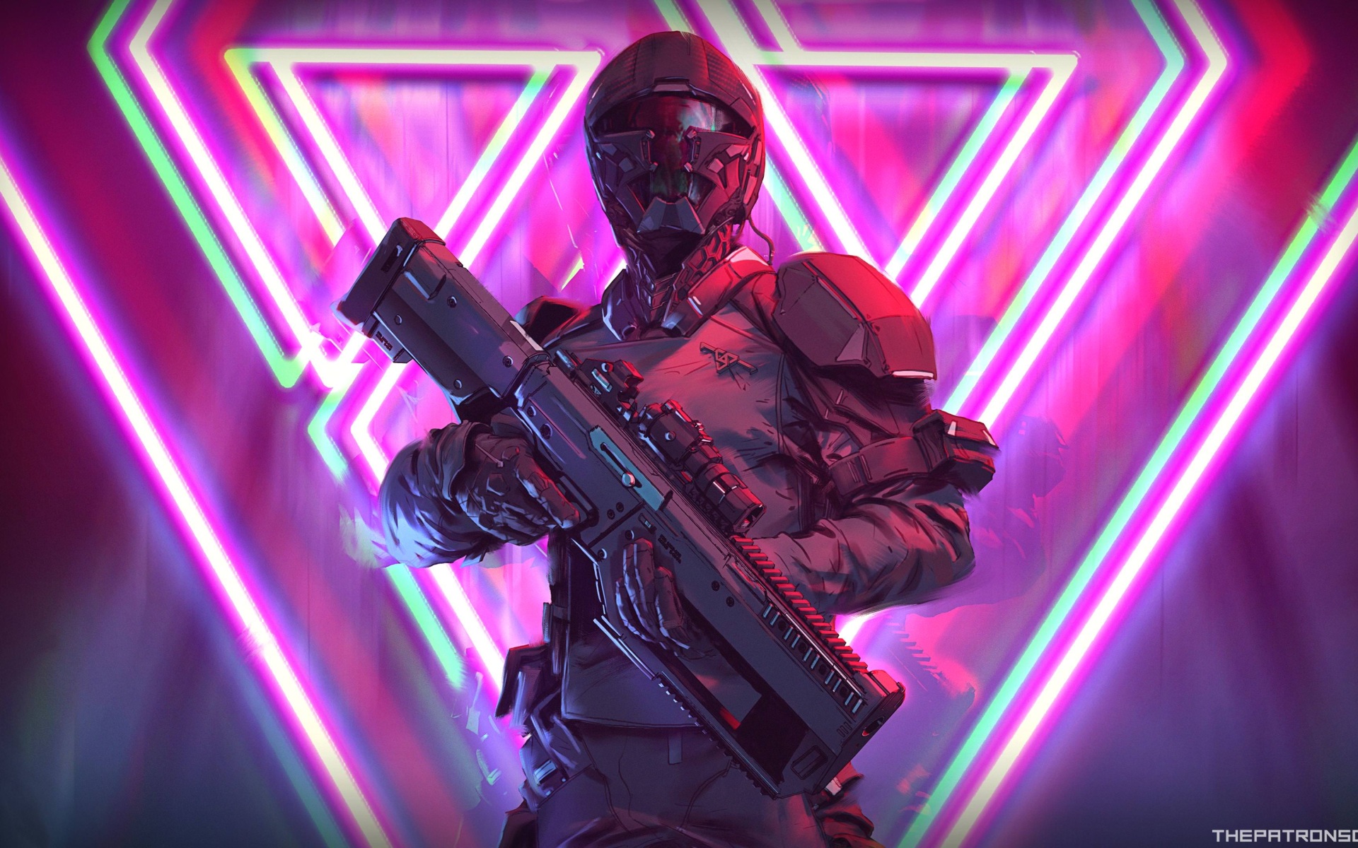 Soldier Digital Art Holding Gun Call Of Duty 1920x1200