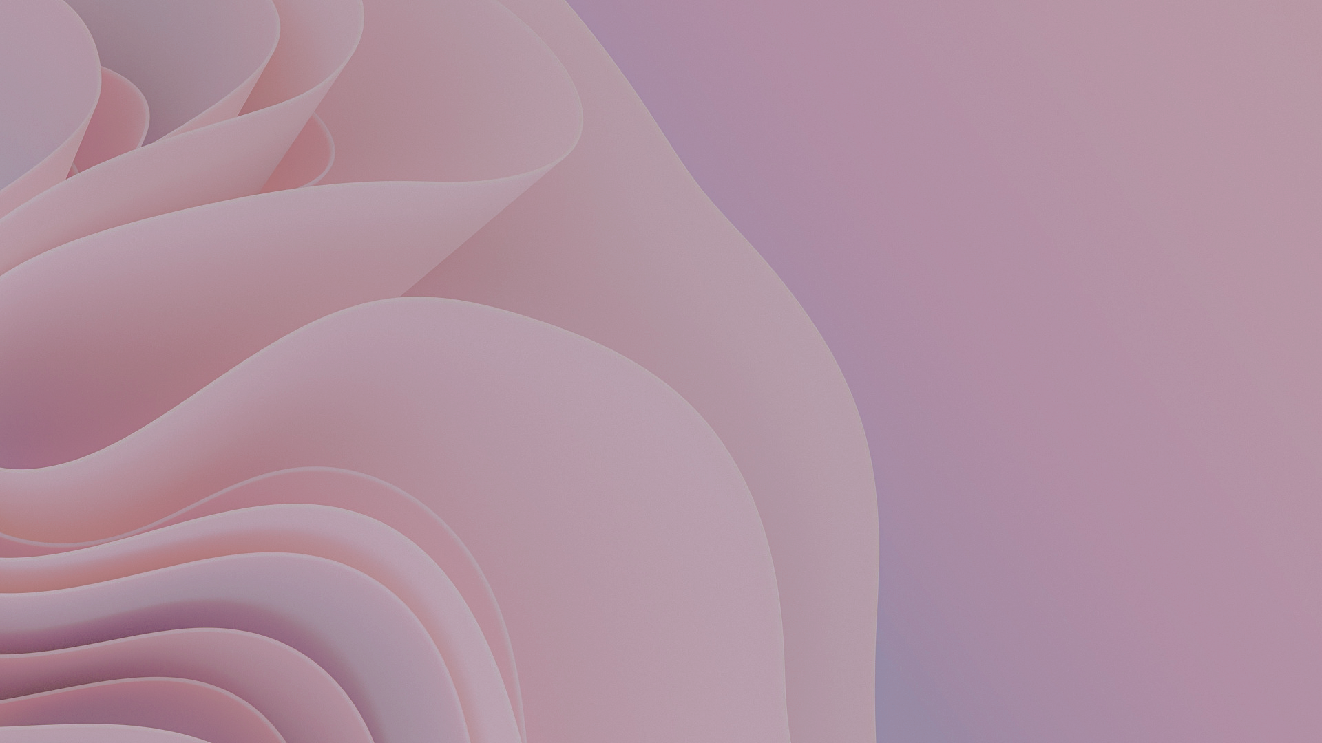 Waves Abstract Pastel Pink Background 1920x1080