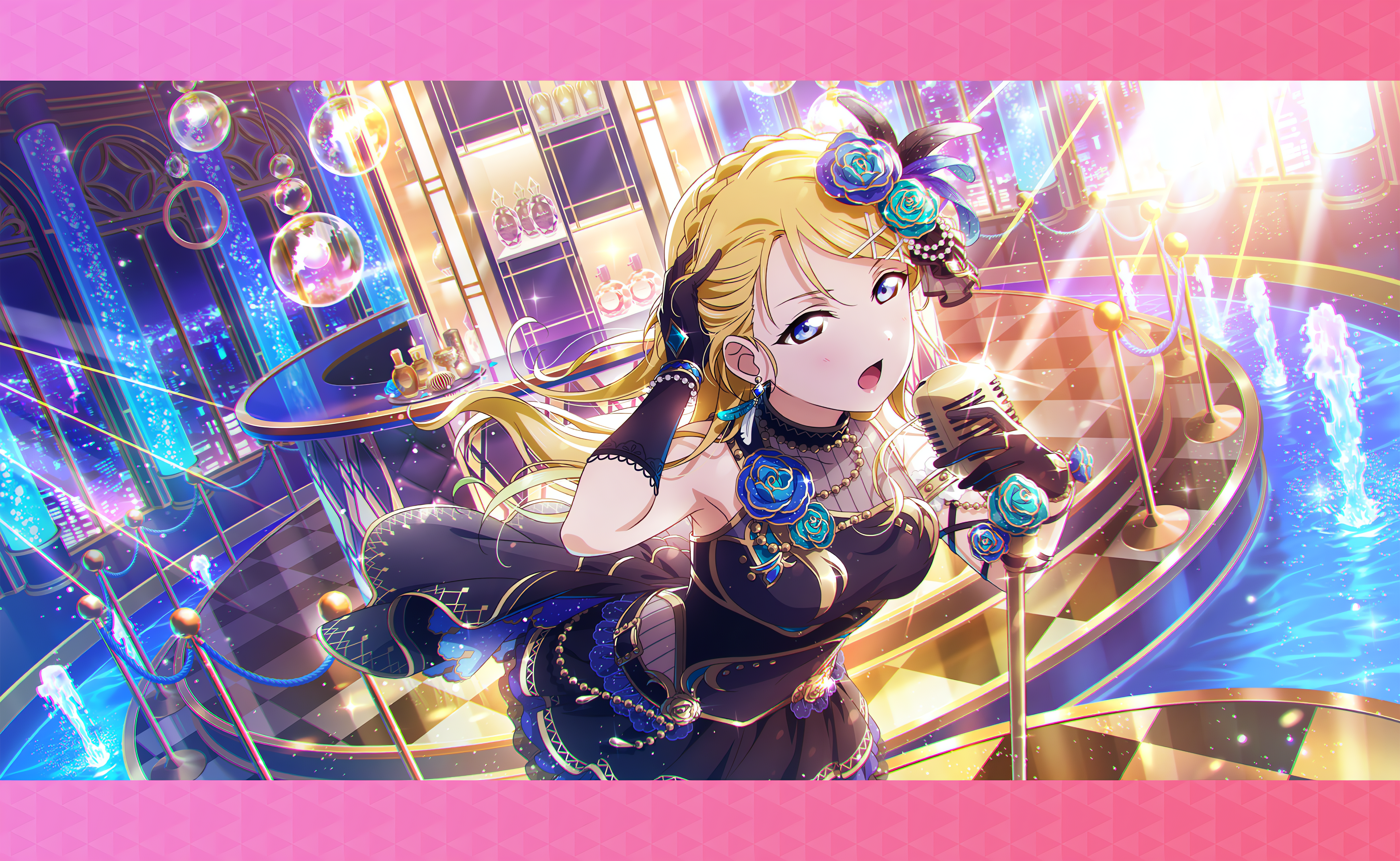 Love Live Ayase Eli Blonde Anime Girls 4096x2520