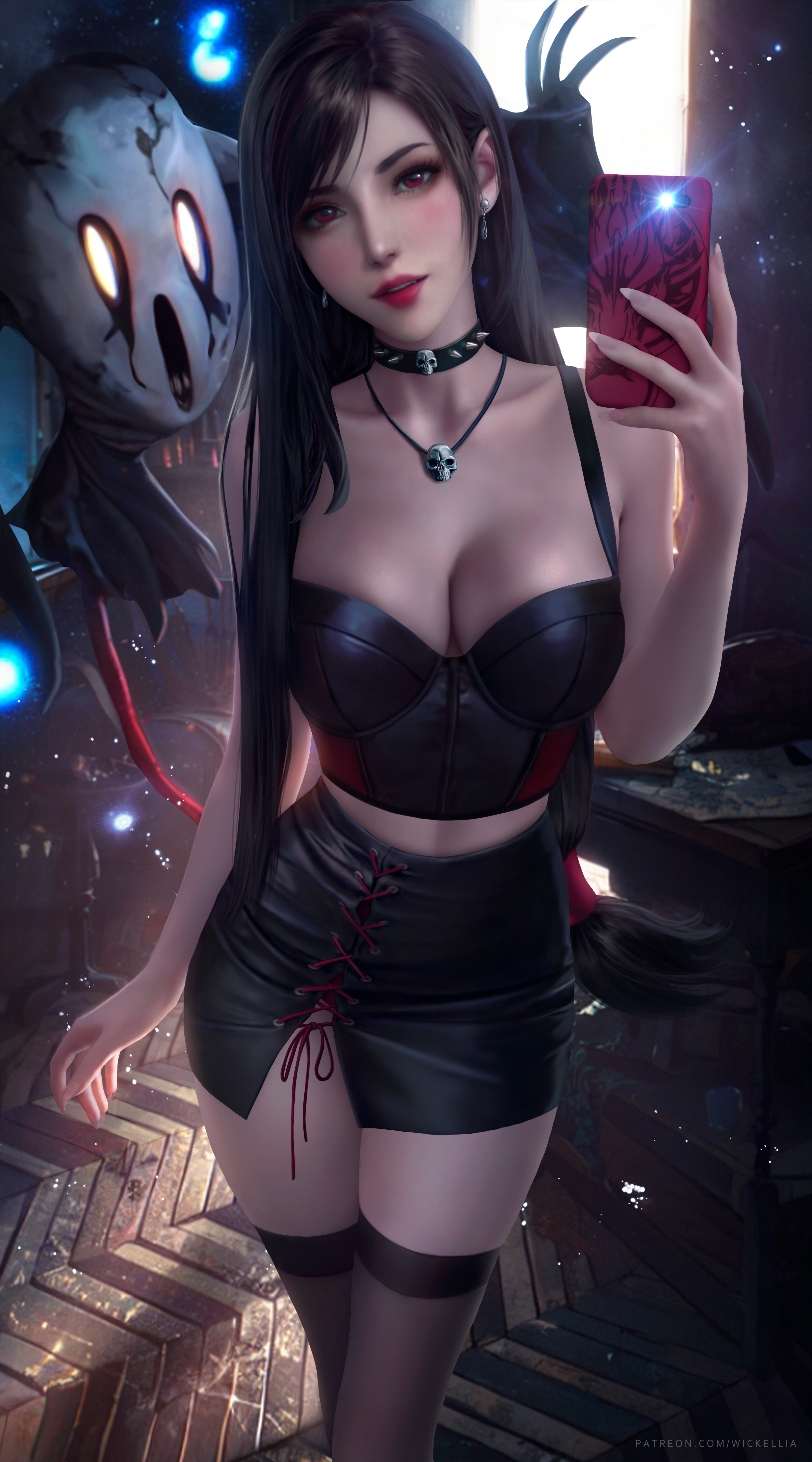 Tifa Lockhart Final Fantasy Video Games Video Game Girls Video Game Characters Artwork Drawing Fan A 4000x7200
