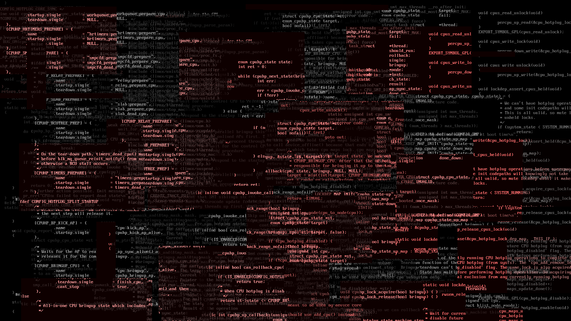 Code Programming Linux Text Black Background 1920x1080