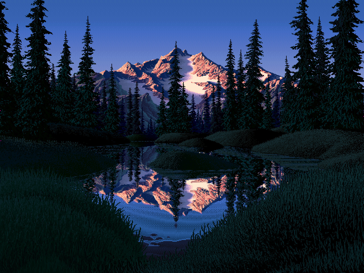 Pixel Art Nature 1280x960