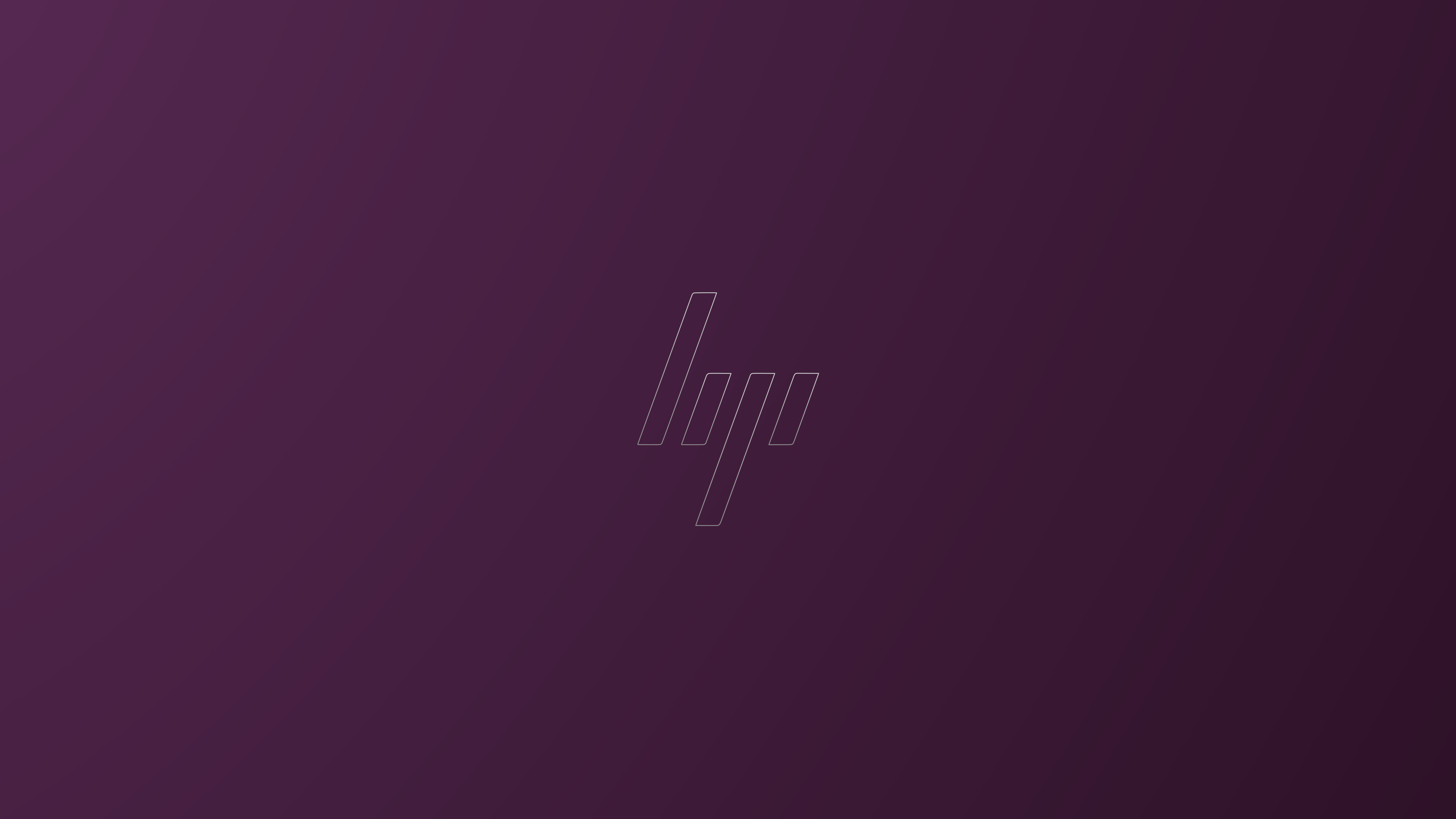 Brand Logo Hewlett Packard Purple Background Minimalism Digital Art Simple Background 7680x4320