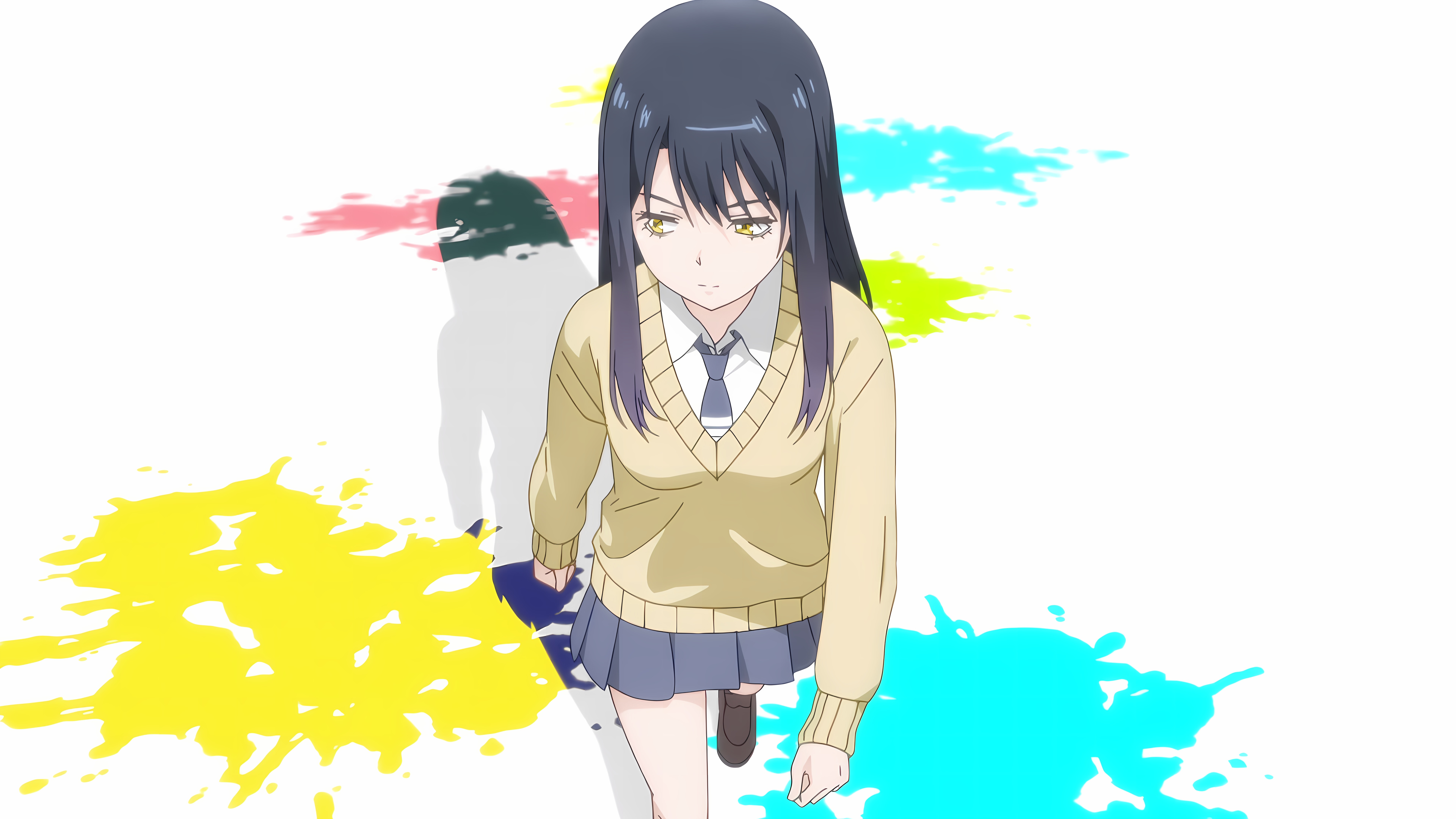 Mieruko Chan Anime Anime Girls 7680x4320