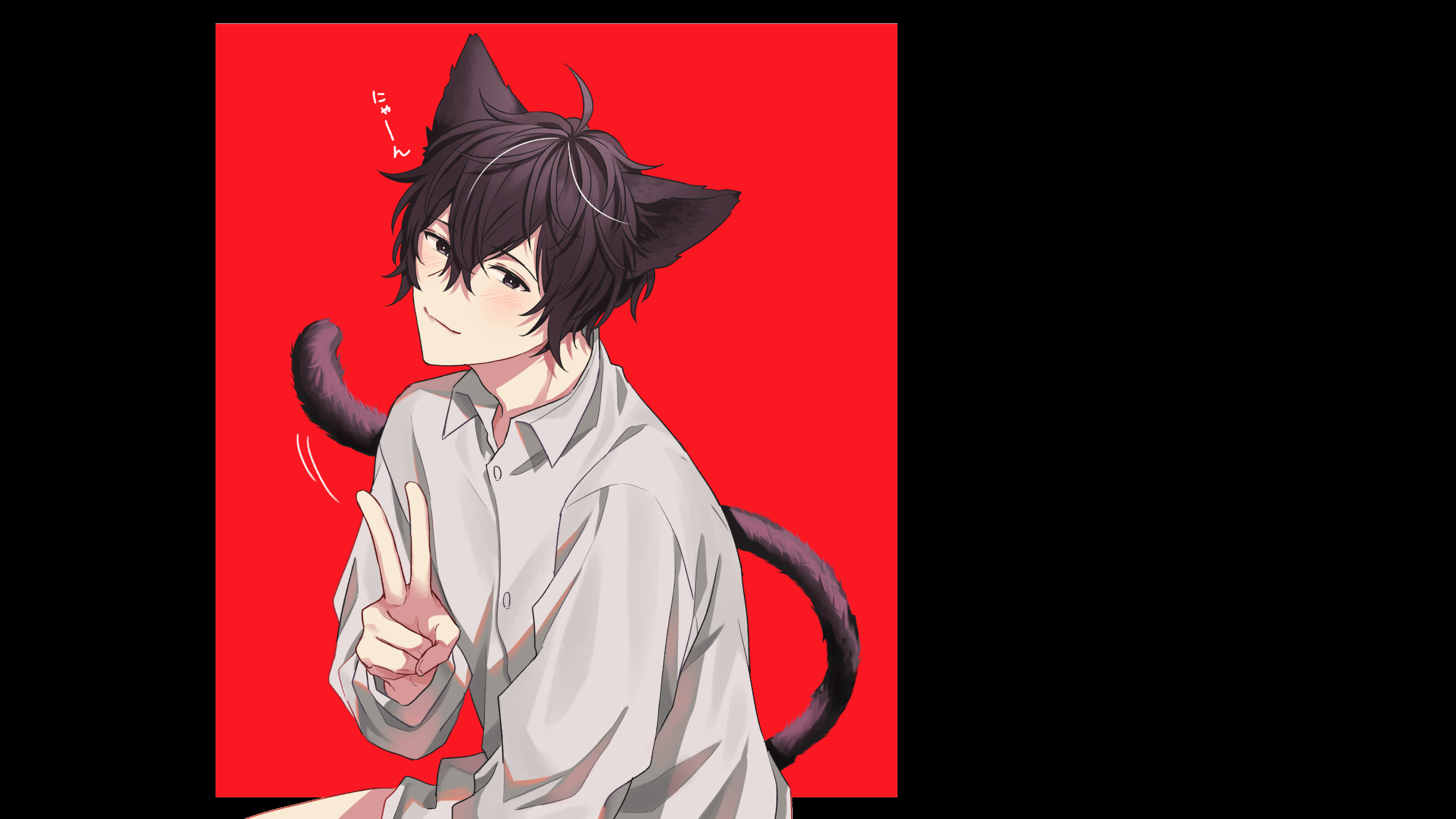 Given Murata Ugetsu Cat Boy Anime Boys 2560x1440