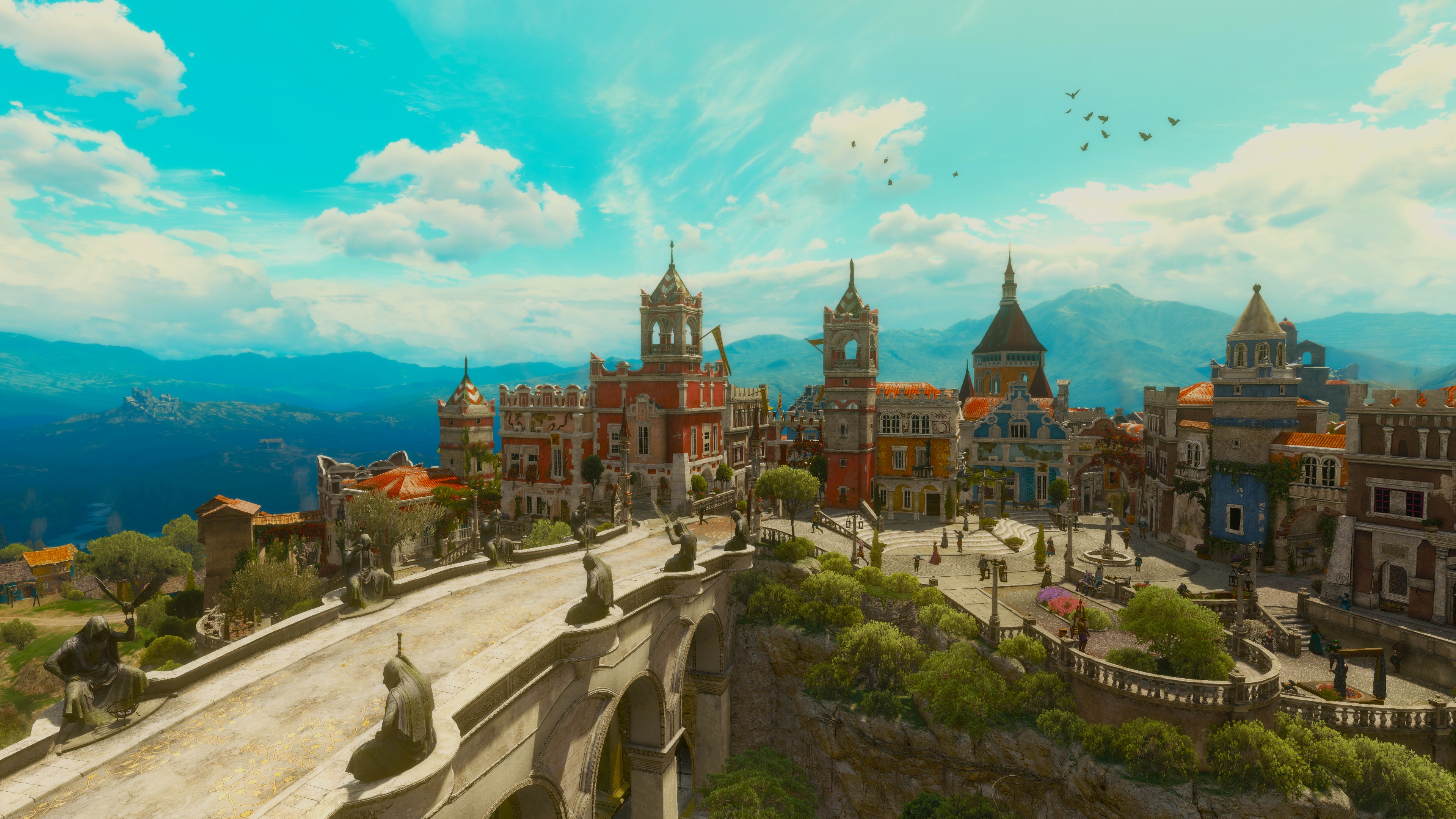 The Witcher 3 Wild Hunt Screen Shot PC Gaming Beauclair 3840x2160