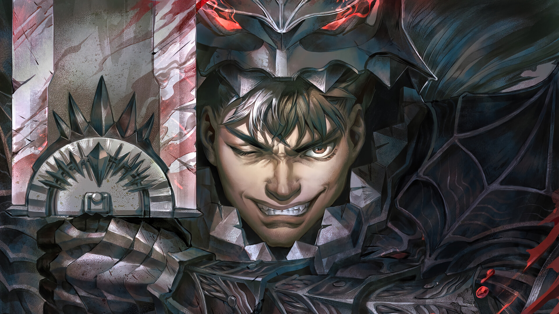 Guts Berserk Anime Digital Art Sword Xin Illus 1920x1080