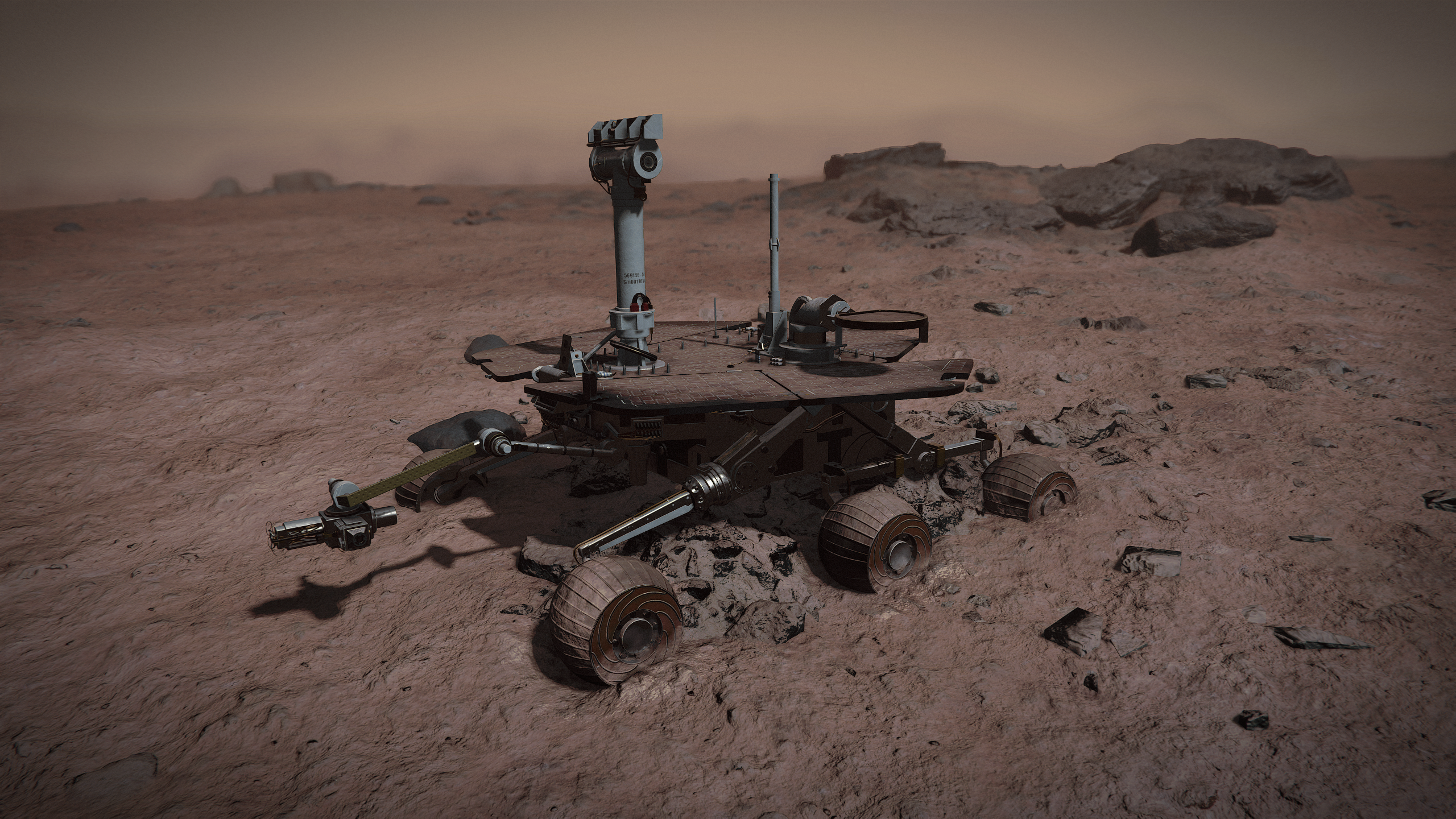 Starfield Video Game Bethesda Softworks Mars NASA Science Fiction RPG Space Mars Rover Screen Shot 2560x1440